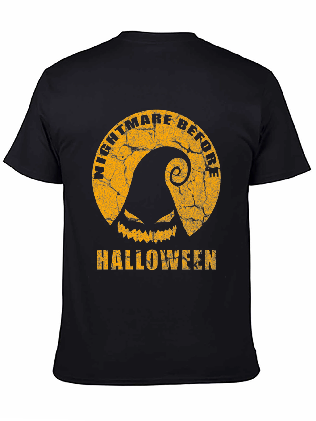 Black Nightmare Before Halloween Graphic Tee view 4