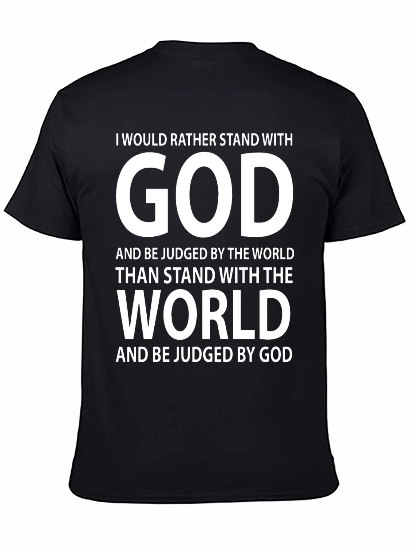 Stand with God Graphic T-Shirt - 4