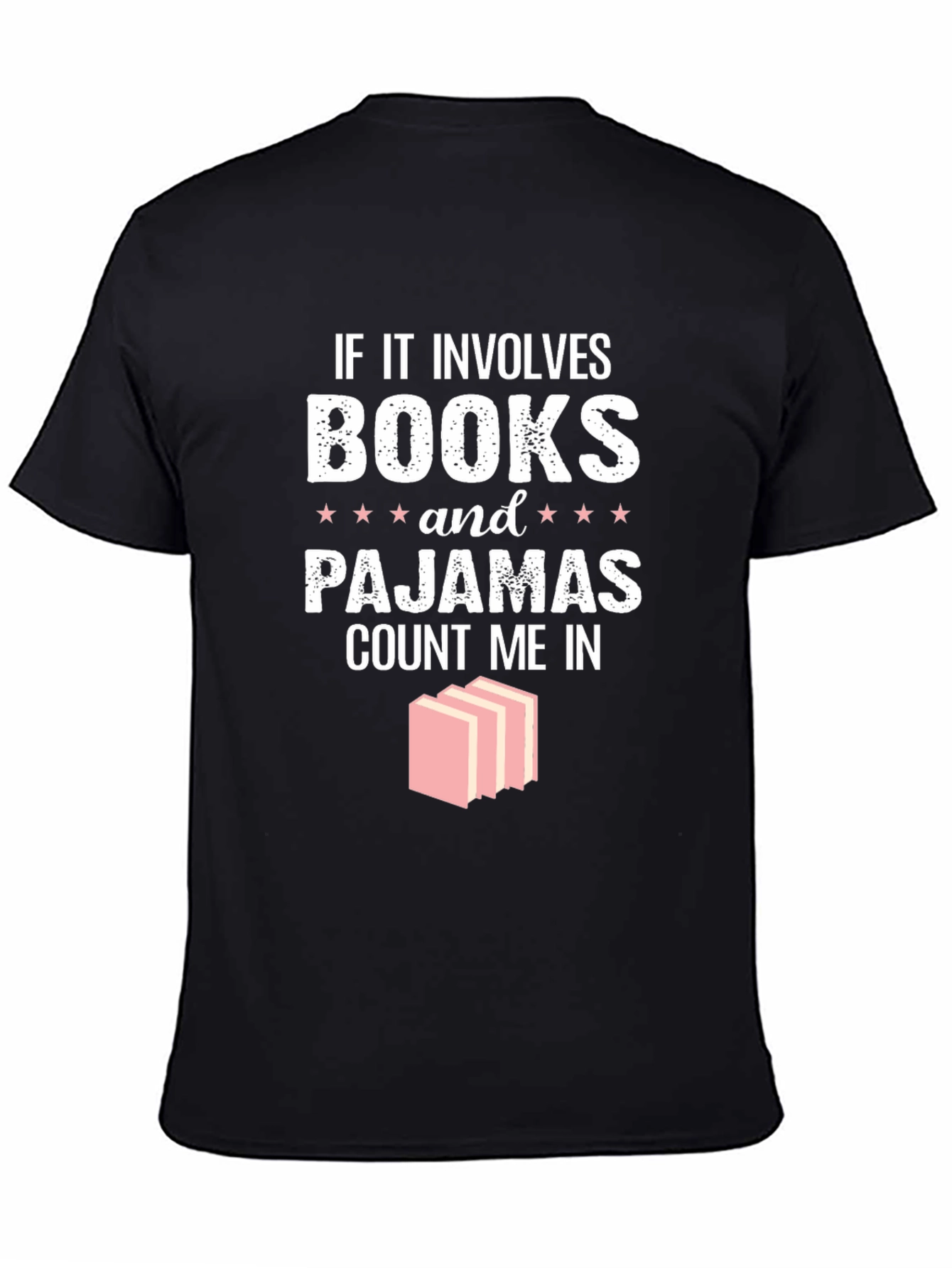 Black Books and Pajamas T-Shirt view 4