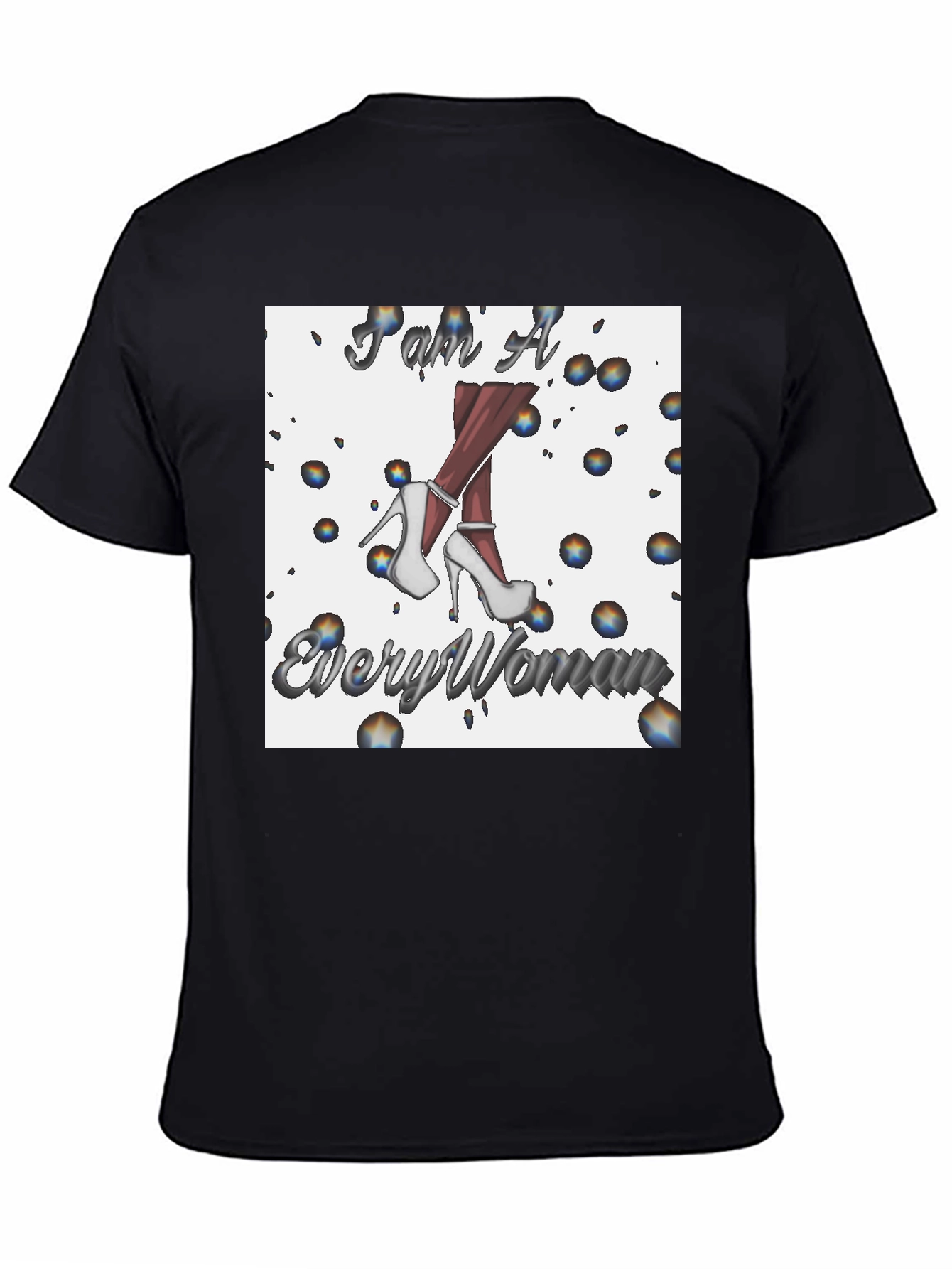 Black EveryWoman Graphic Tee - Black view 4