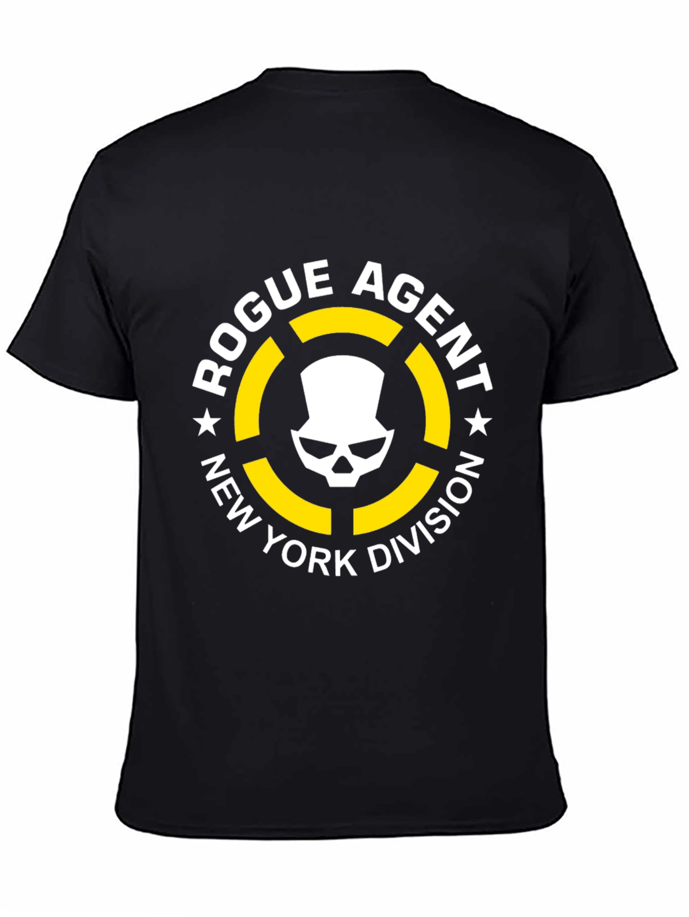 Black Rogue Agent NY Division Graphic T-Shirt view 4