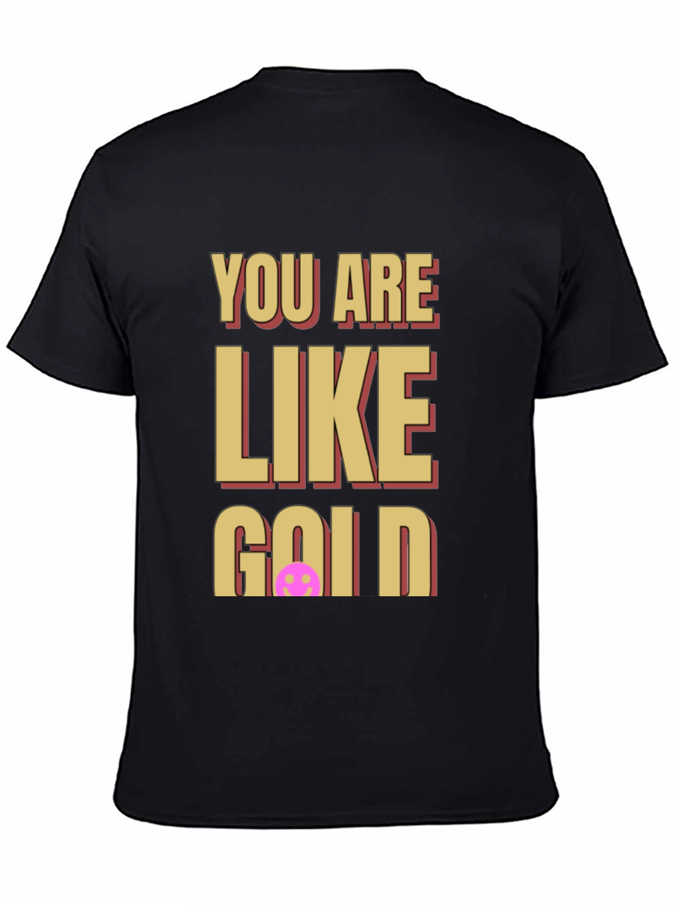 Black You Are Like Gold Graphic Tee view 4