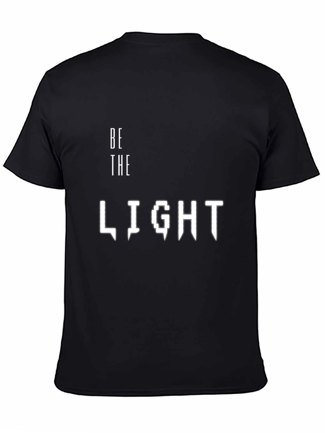 Black Be The Light Black T-Shirt view 4