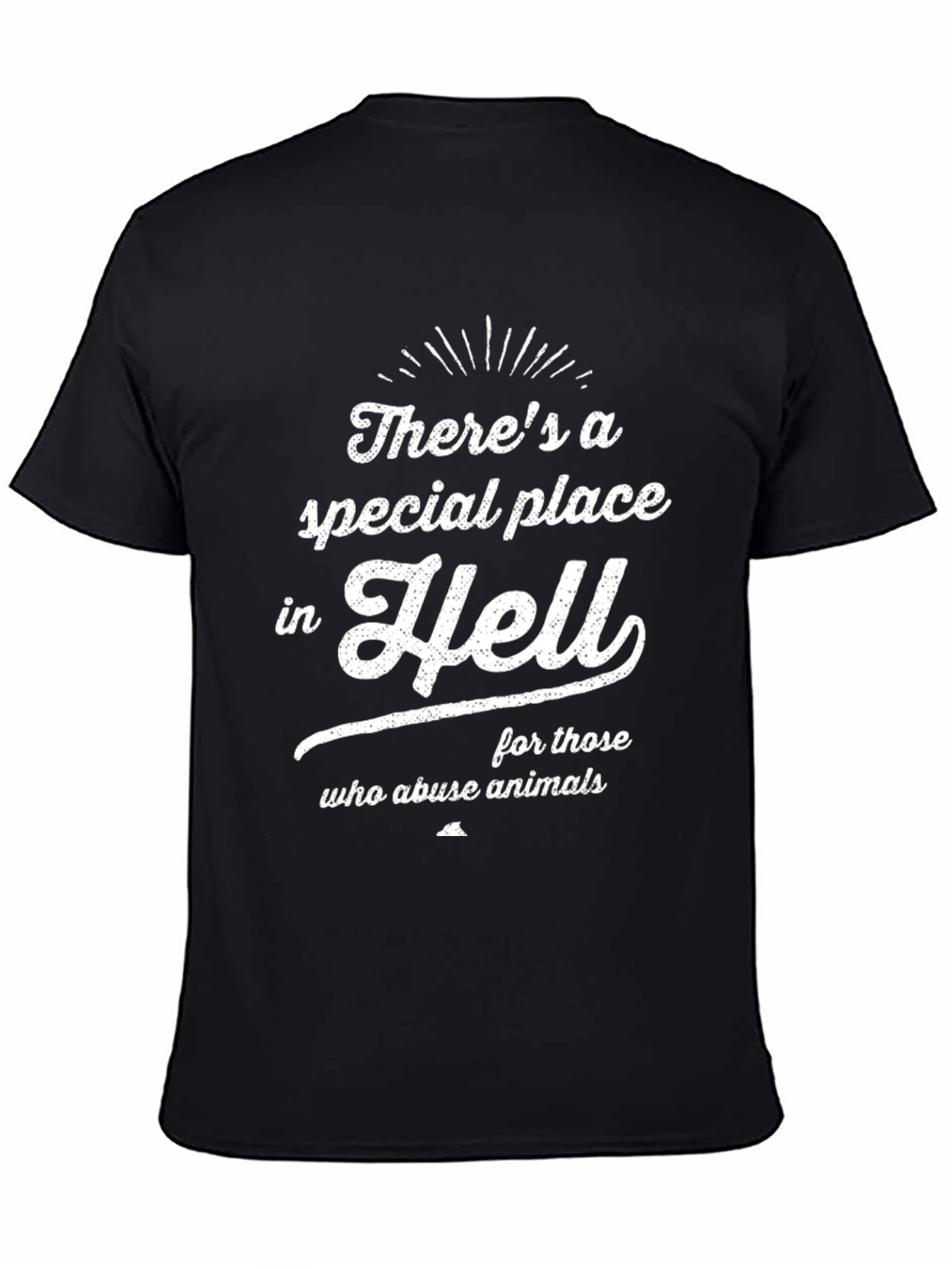 Black There's a Special Place in Hell T-Shirt view 4