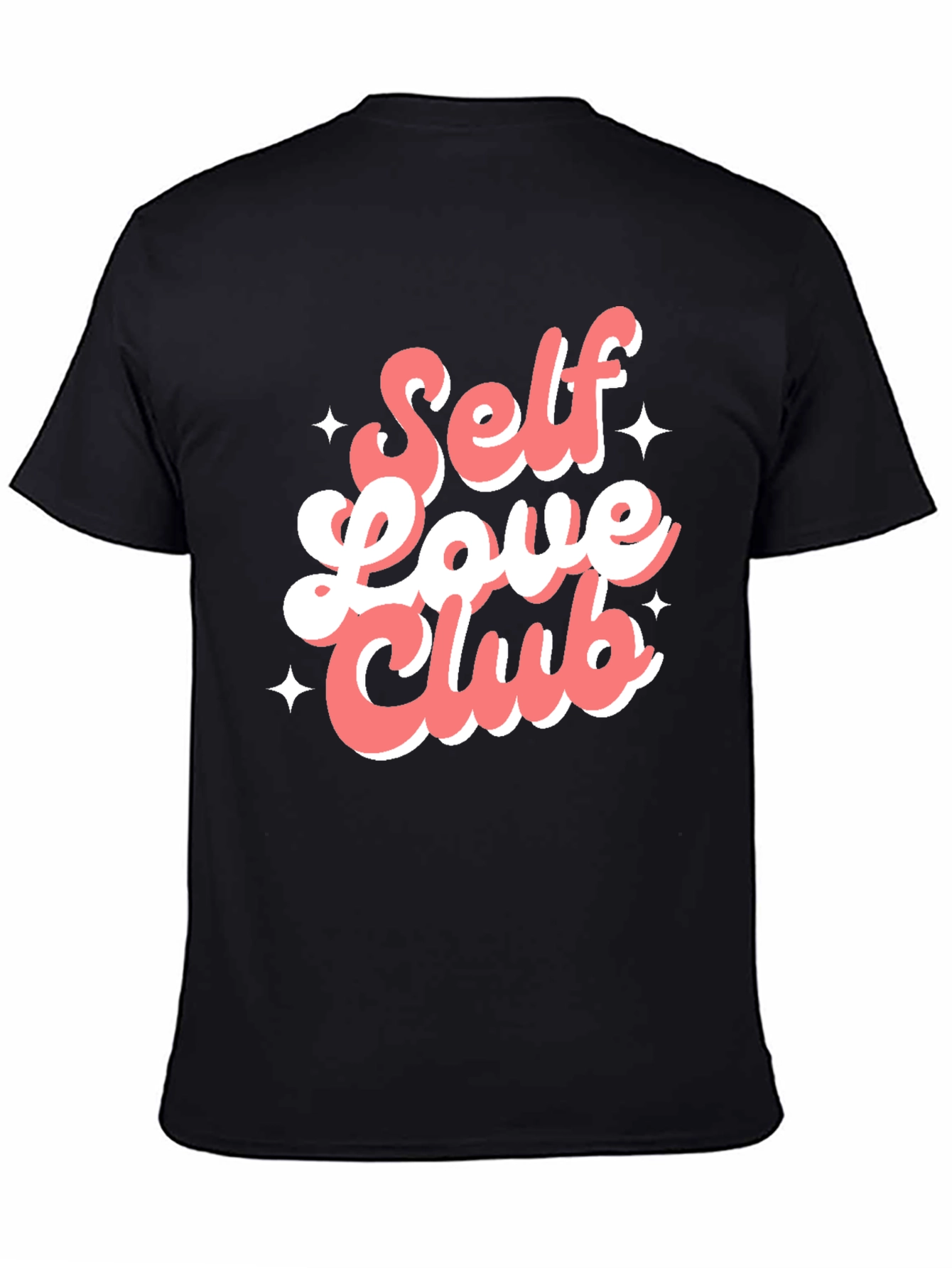 Black Self Love Club Graphic Tee view 4