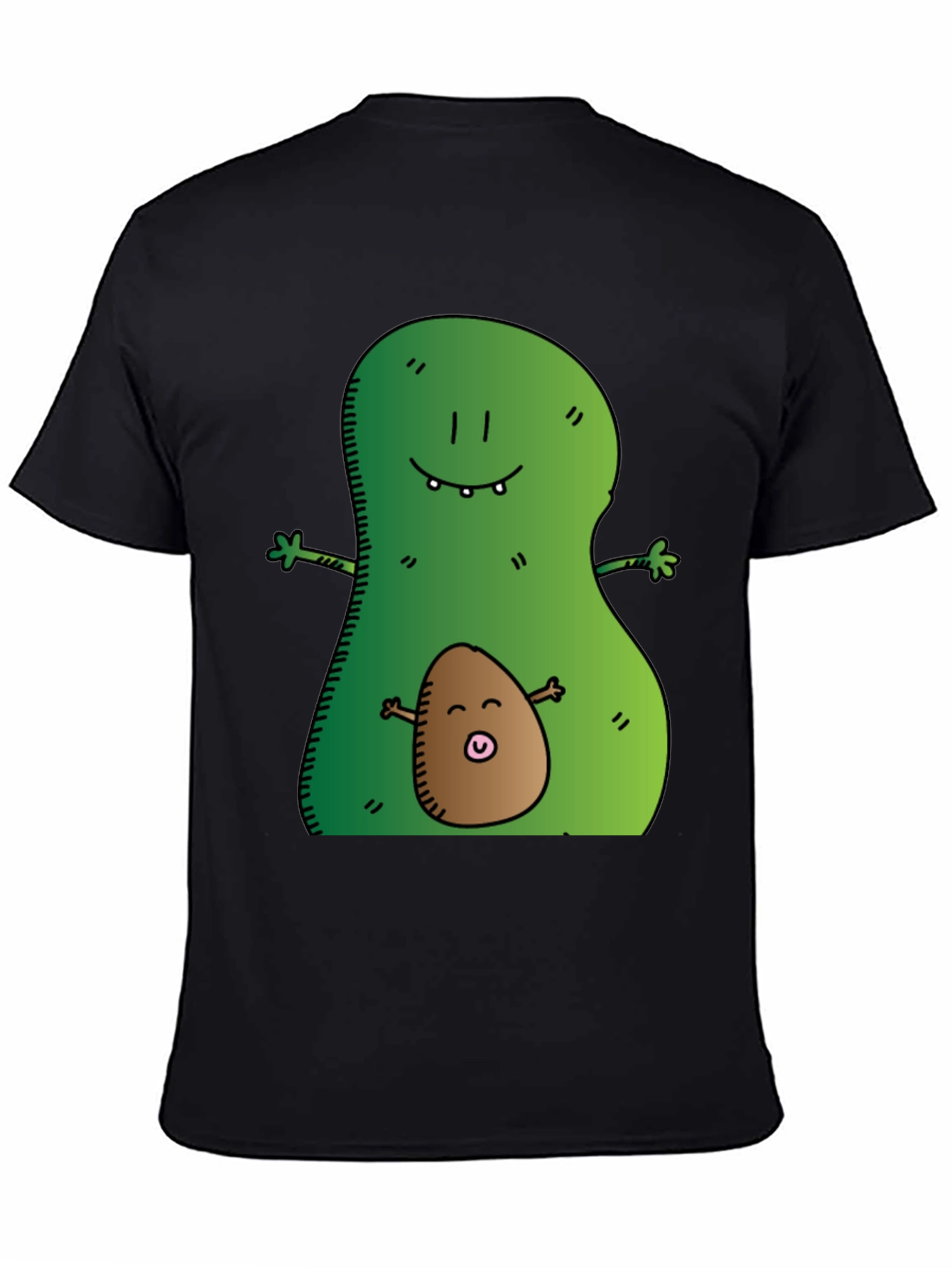 Black Avocado Mama & Baby Graphic Tee - Black view 4