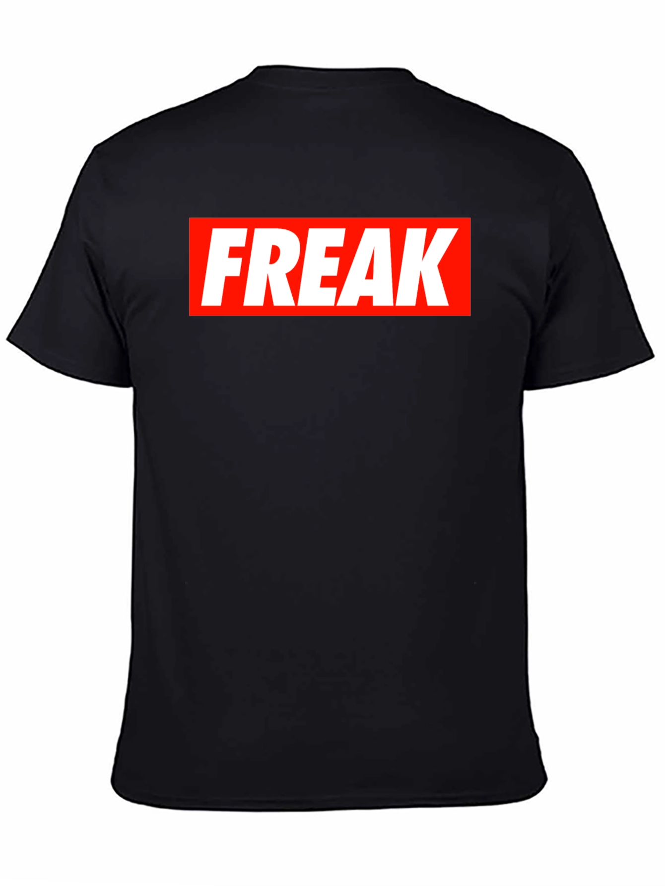 Black Freak Graphic Tee - Bold Statement T-Shirt view 4