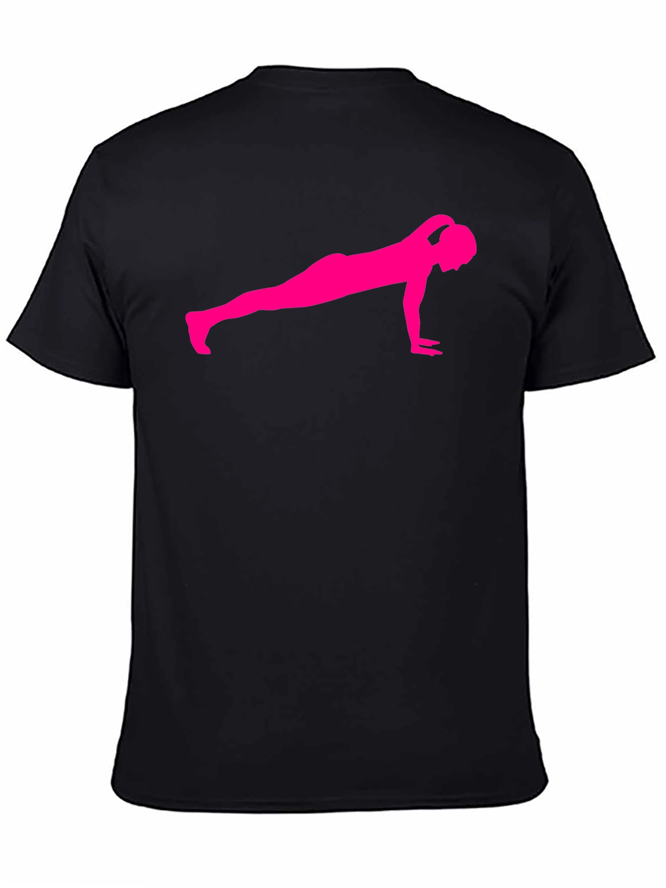 Black Workout Silhouette T-Shirt view 4