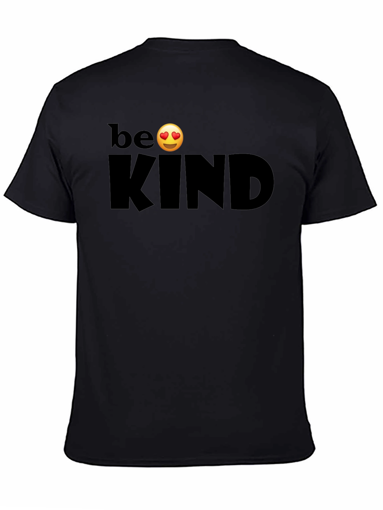 Black Be Kind T-Shirt - Black Graphic Tee view 4