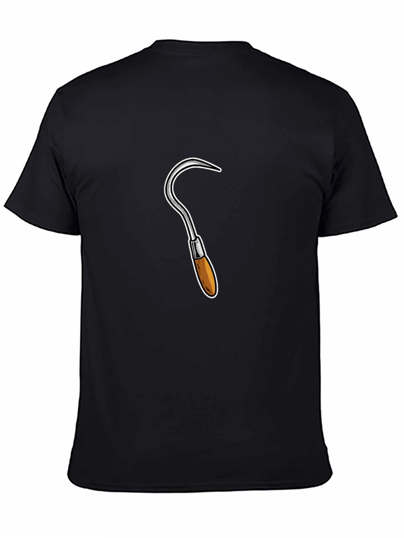 Black Novelty Hook Graphic Tee - Black view 4