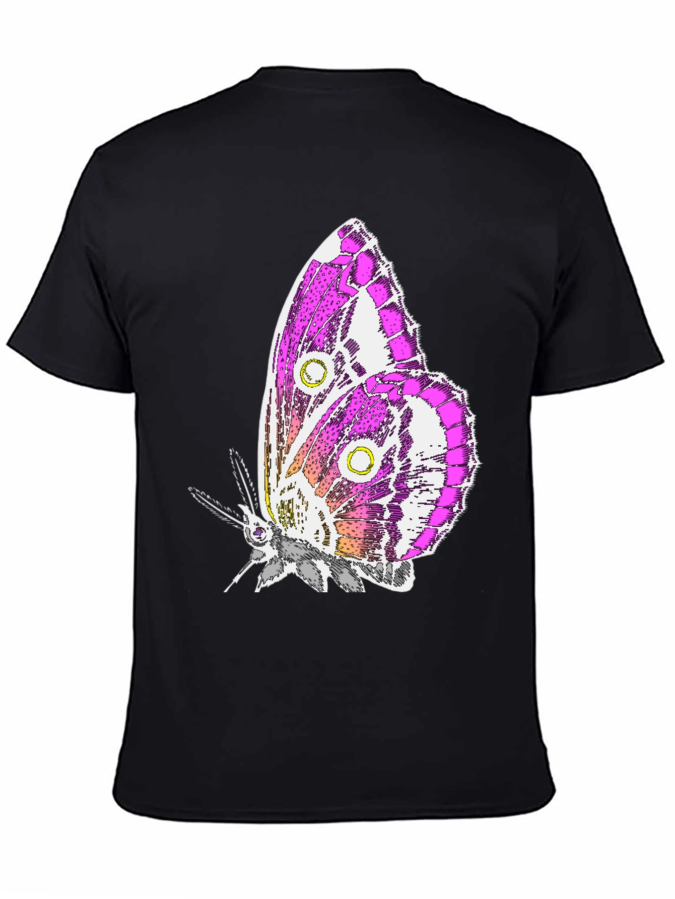 Black Butterfly Graphic T-Shirt - Stylish Unisex Tee view 4