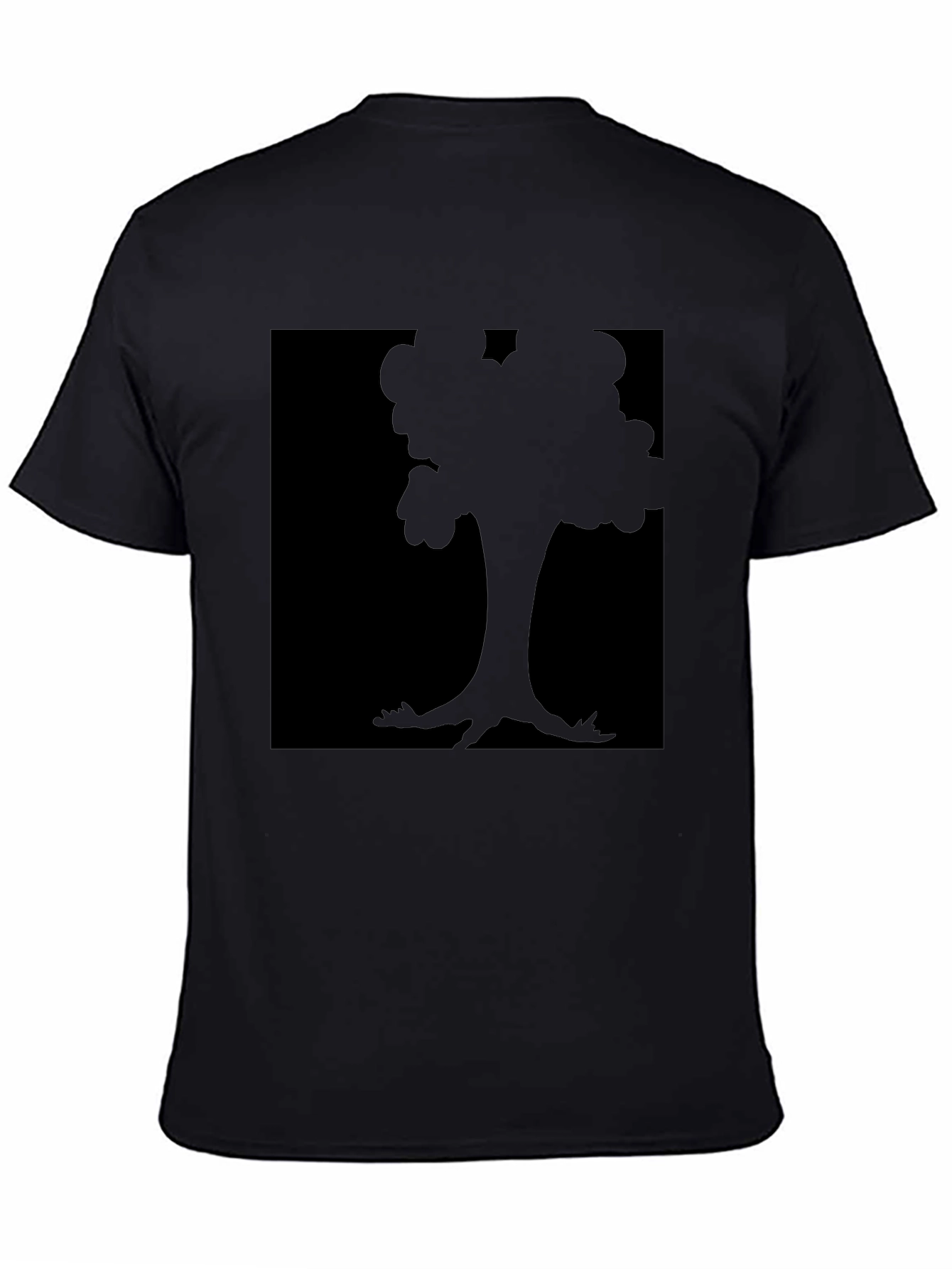 Black Black Tree Graphic Tee - Stylish and Comfortable view 4