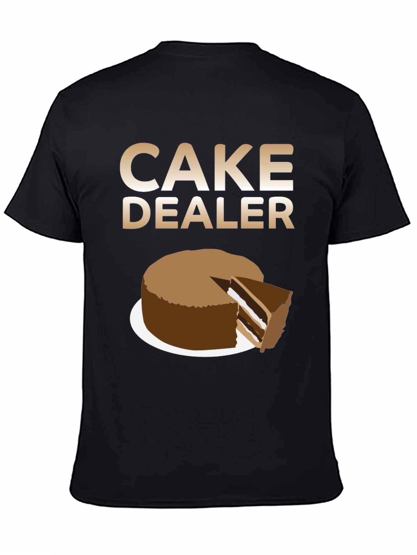 Black Cake Dealer Graphic T-Shirt view 4