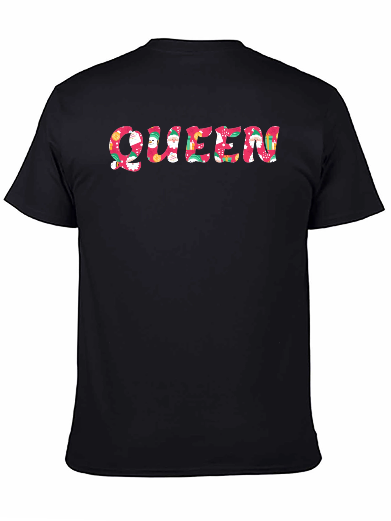 Festive "Queen" Graphic Tee - Holiday Edition - 4