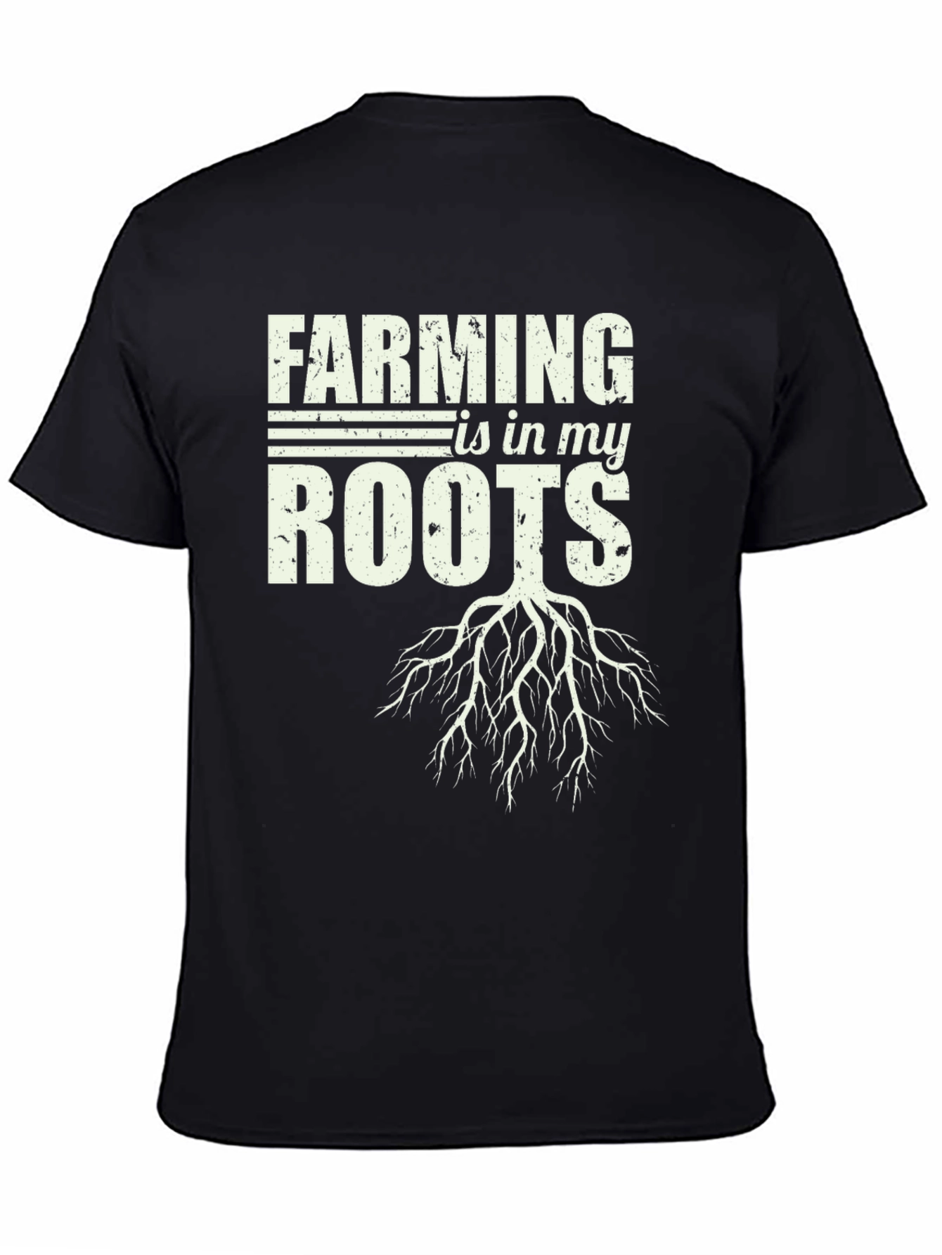Black Farming is in My Roots T-Shirt view 4