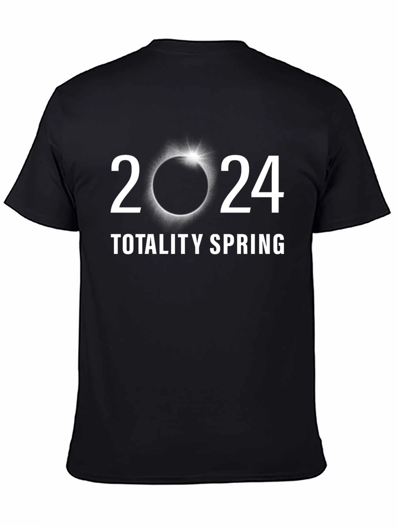 Black Total Solar Eclipse 2024 T-Shirt view 4
