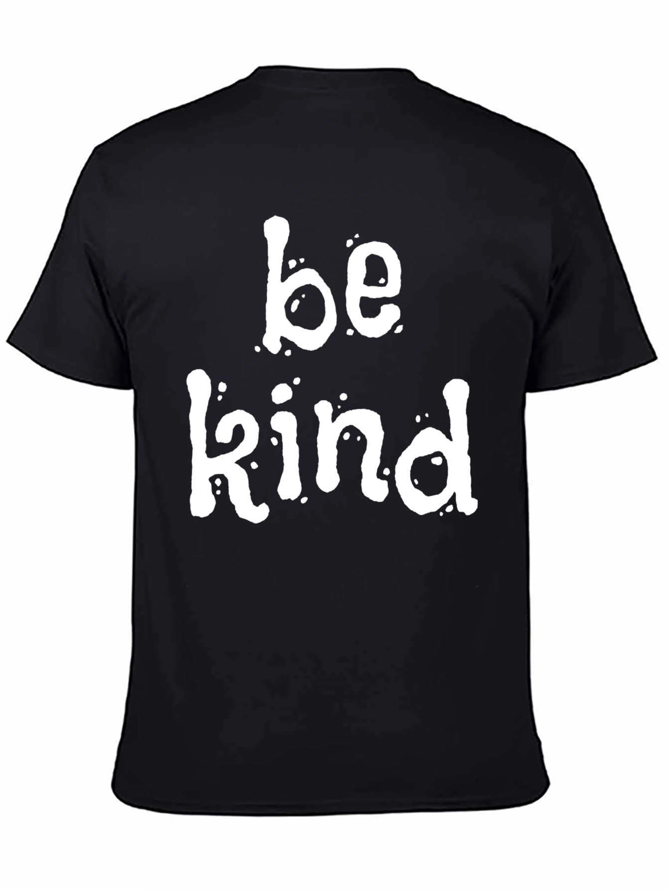 Black Be Kind Graphic Tee - Soft Cotton Blend view 4