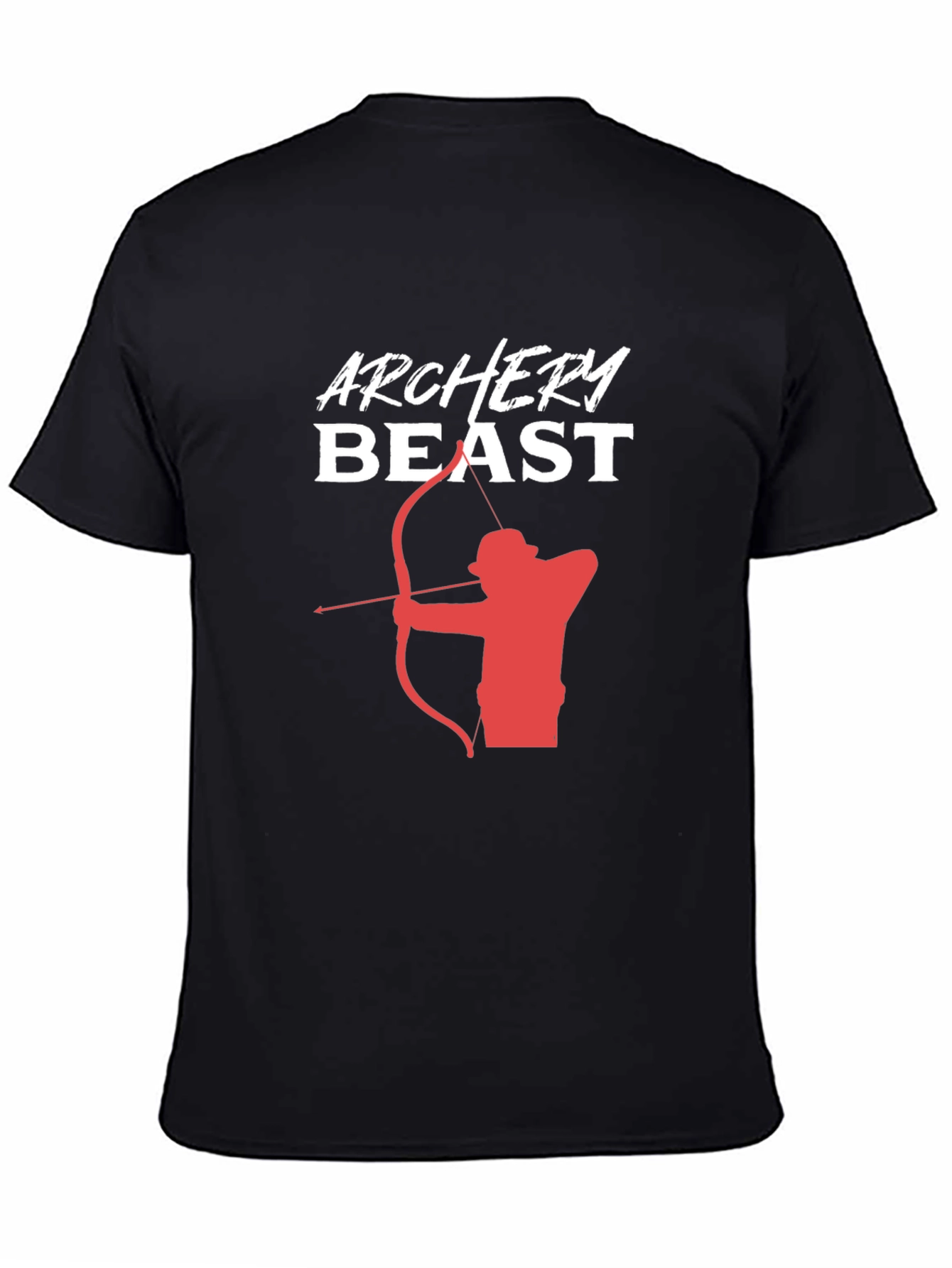 Black Archery Beast Graphic Tee | Mens Black T-Shirt view 4