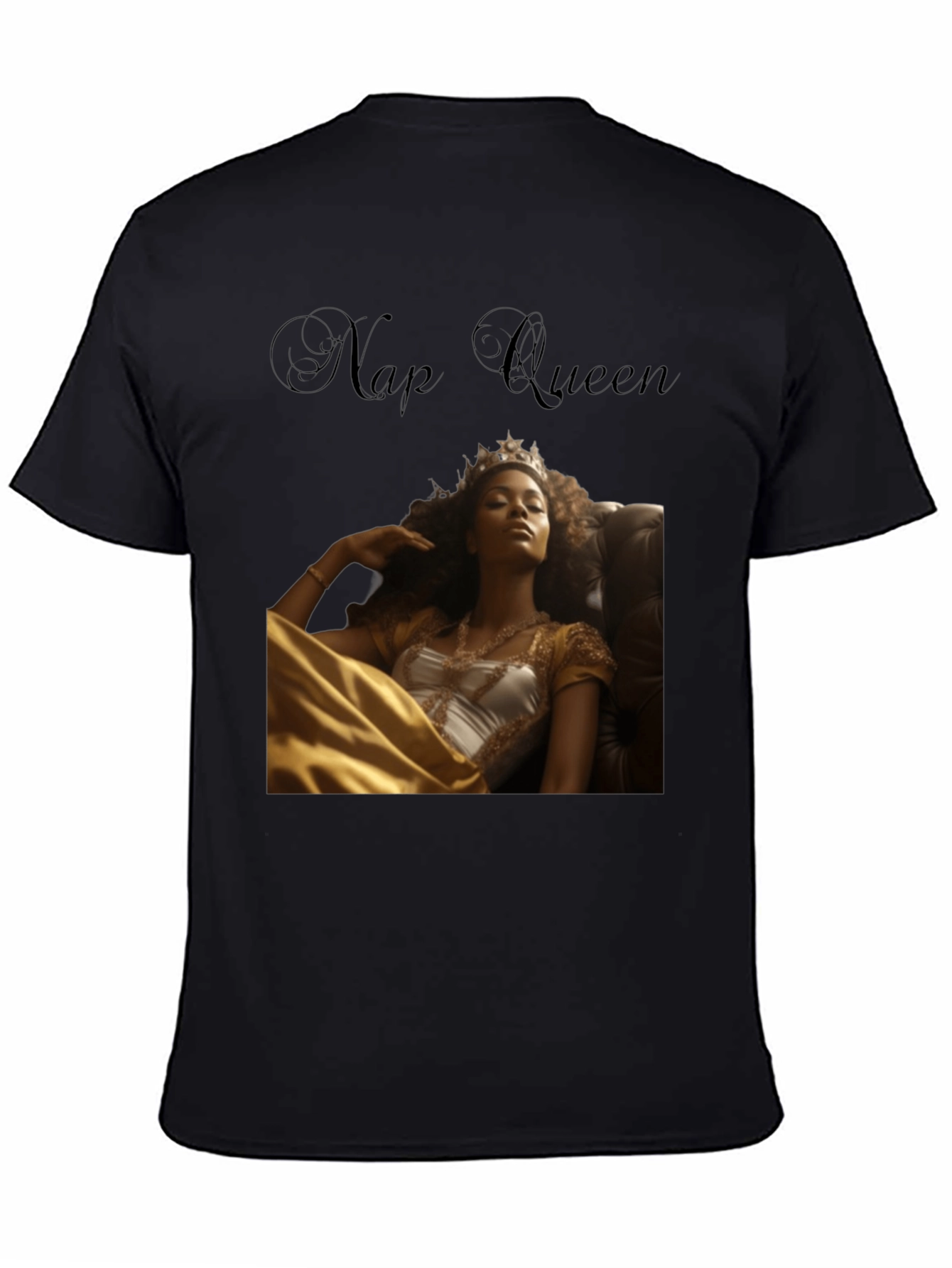 Black Nap Queen Graphic T-Shirt - Stylish and Comfy view 4