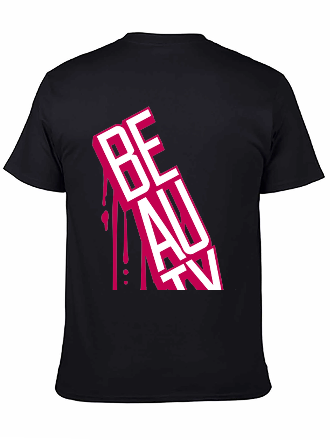 Black Beauty Drip Graphic Tee - Bold Streetwear view 4