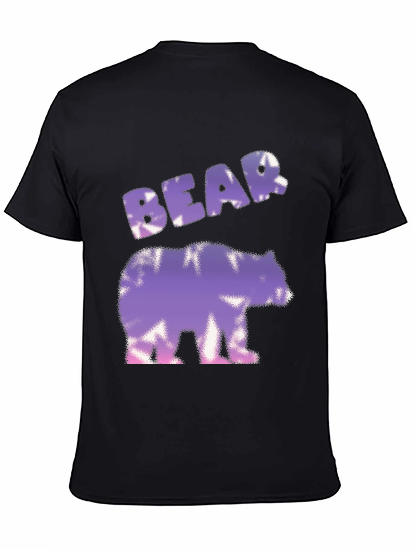 Black Bear Tie-Dye Graphic T-Shirt view 4