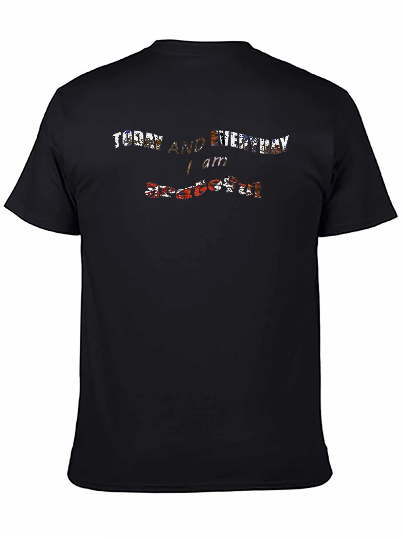 Black Grateful Graphic T-Shirt view 4