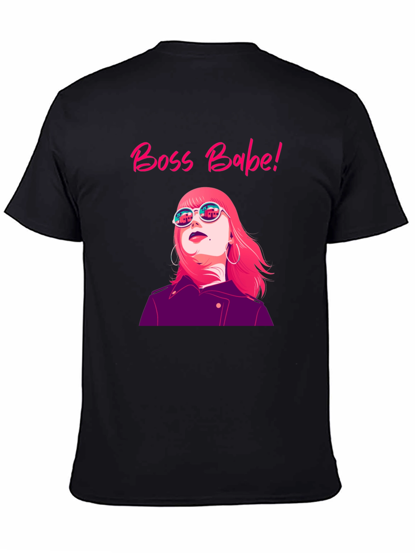 Black Boss Babe Graphic Tee - Stylish & Empowering view 4