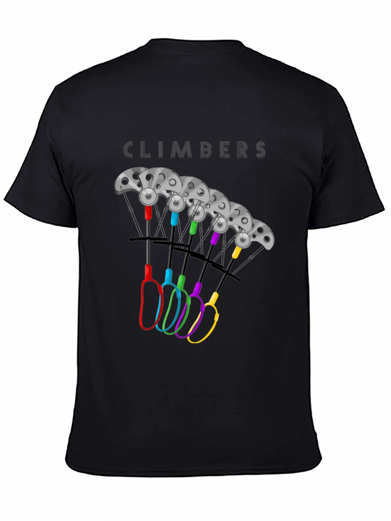 Black Climbers Multi-Cam Climbing T-Shirt view 4