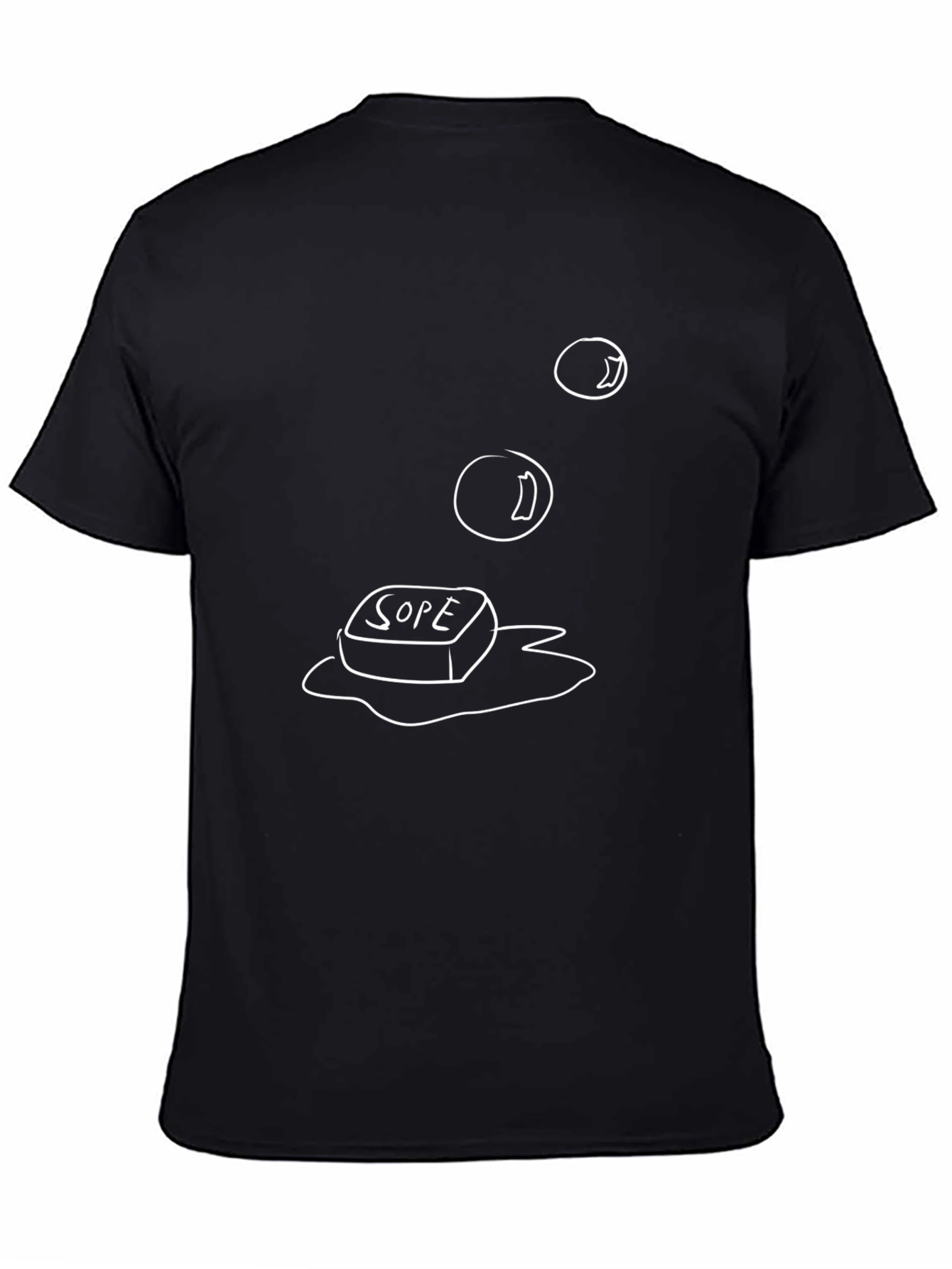Black Soape Bubble T-Shirt view 4