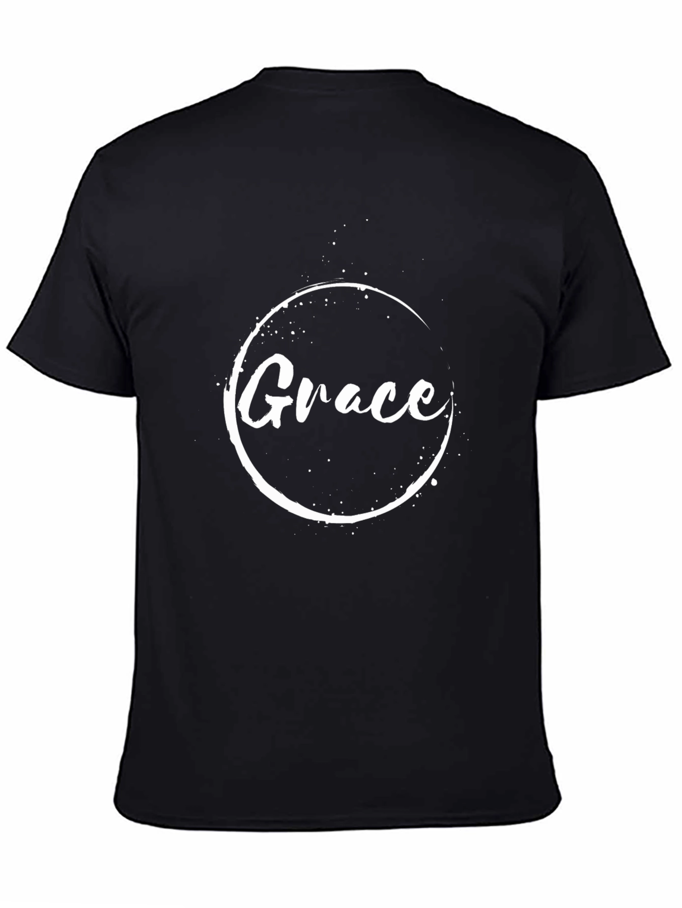 Black Graceful Black T-Shirt view 4