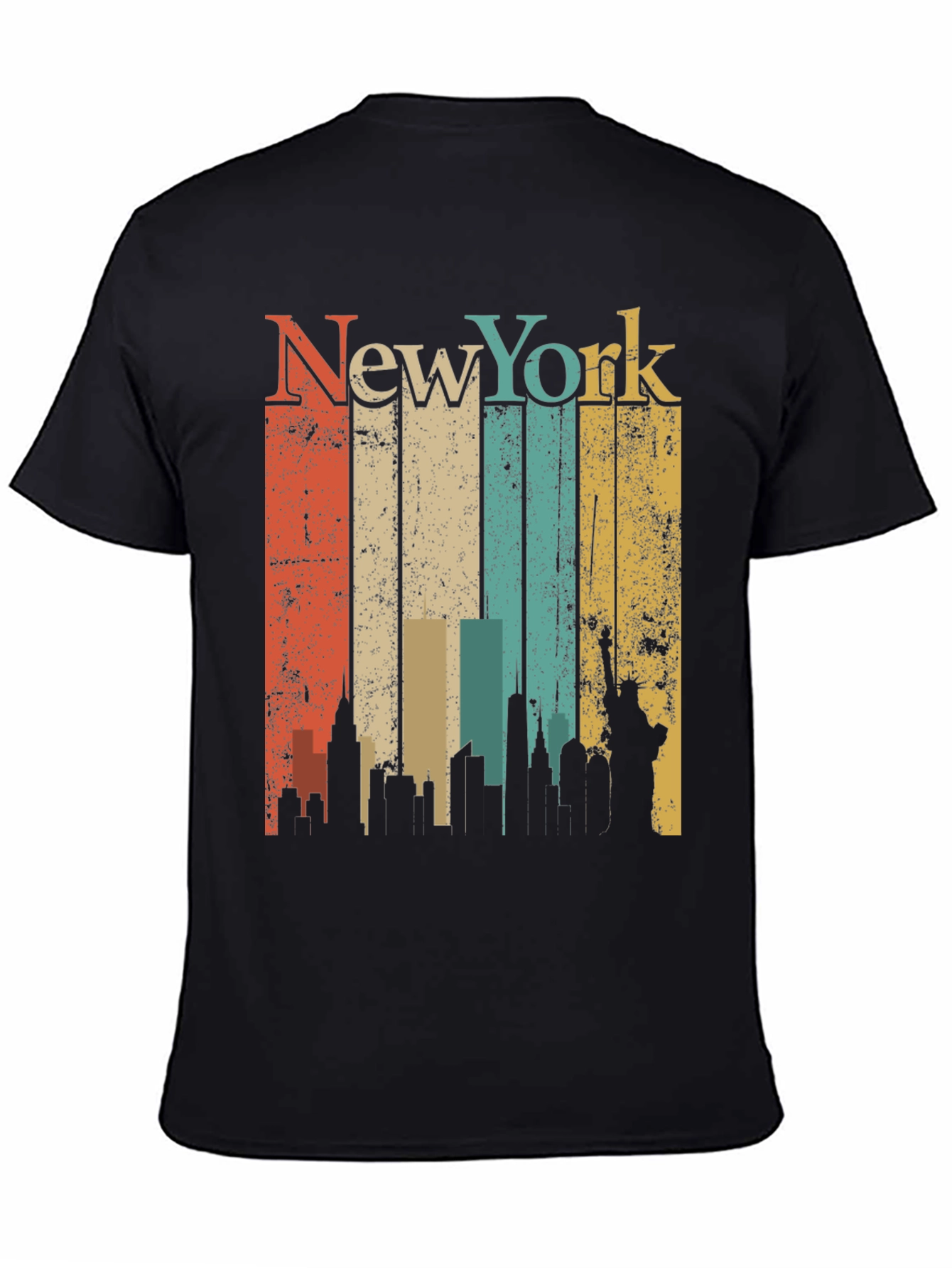 Vintage New York Skyline Graphic T-Shirt - 4