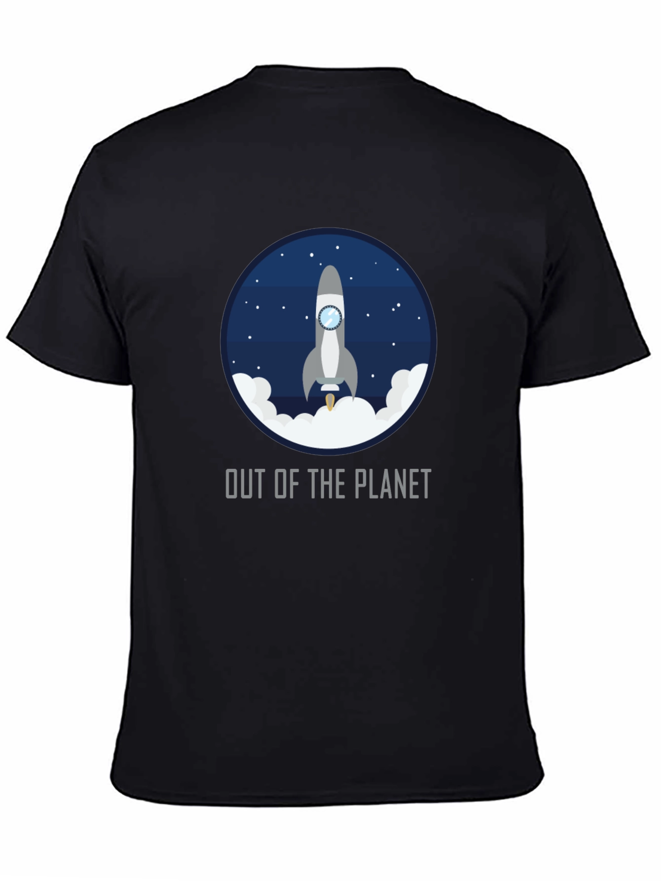 Black Out of the Planet Graphic Tee view 4