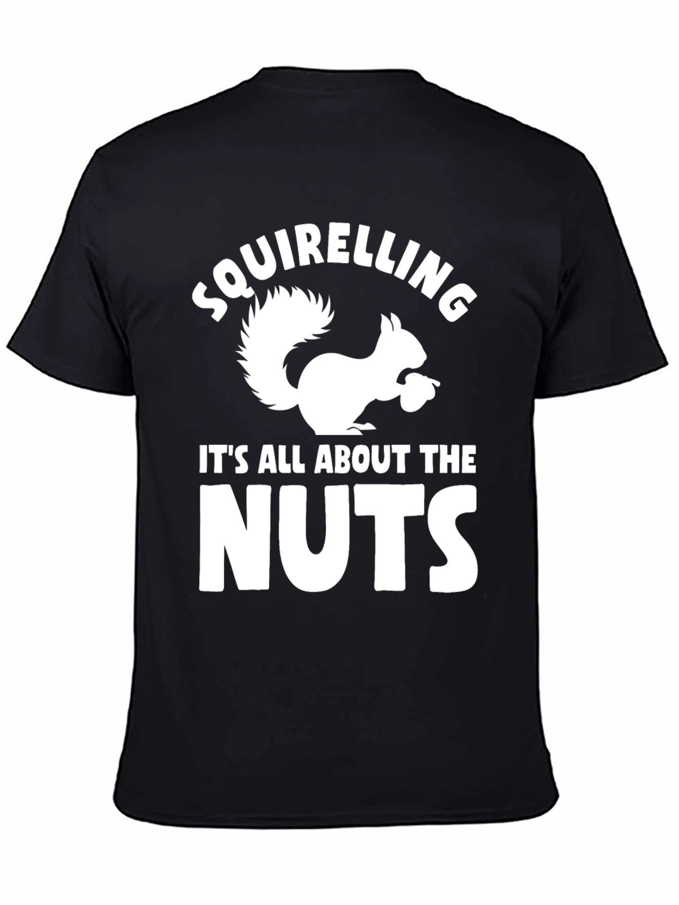 Black Squirrel Nut Lover T-Shirt view 4