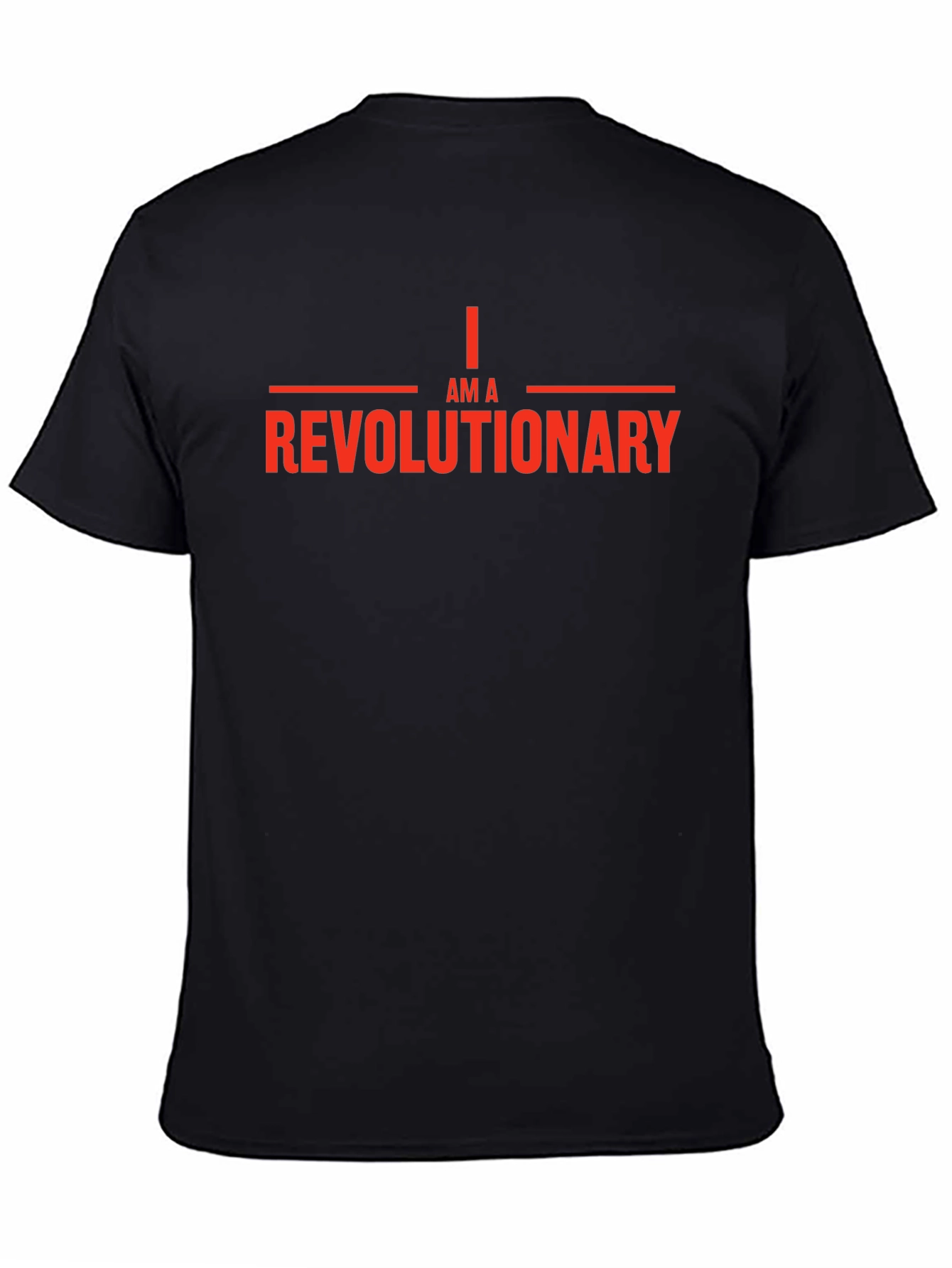 Black Revolutionary Graphic Print Black T-Shirt view 4