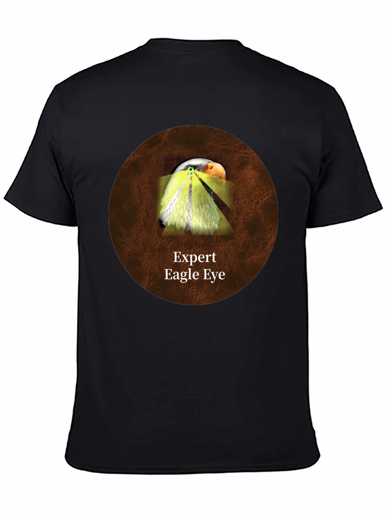 Black Expert Eagle Eye Graphic T-Shirt view 4
