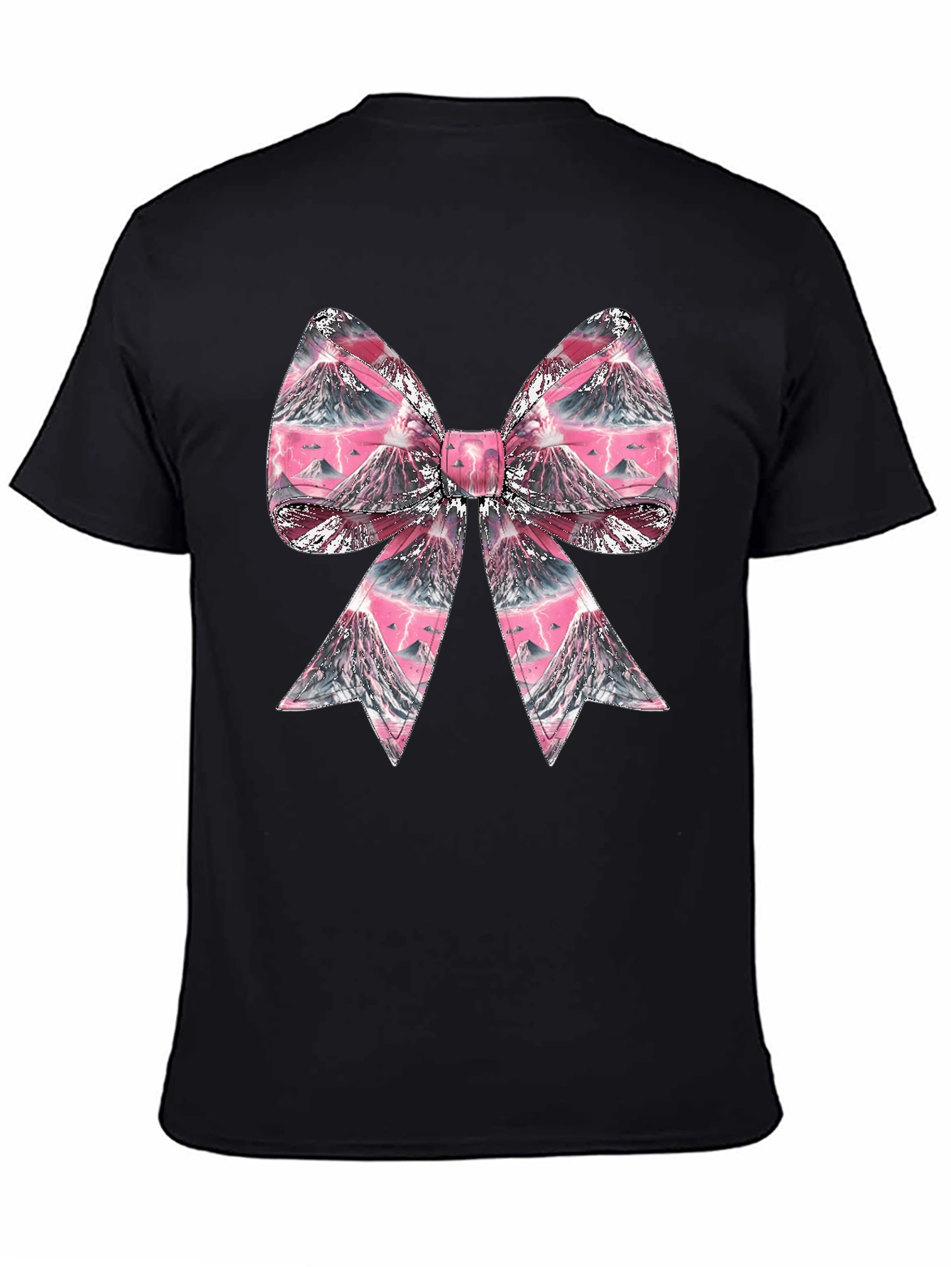 Black Volcano Bow Black Tee view 4