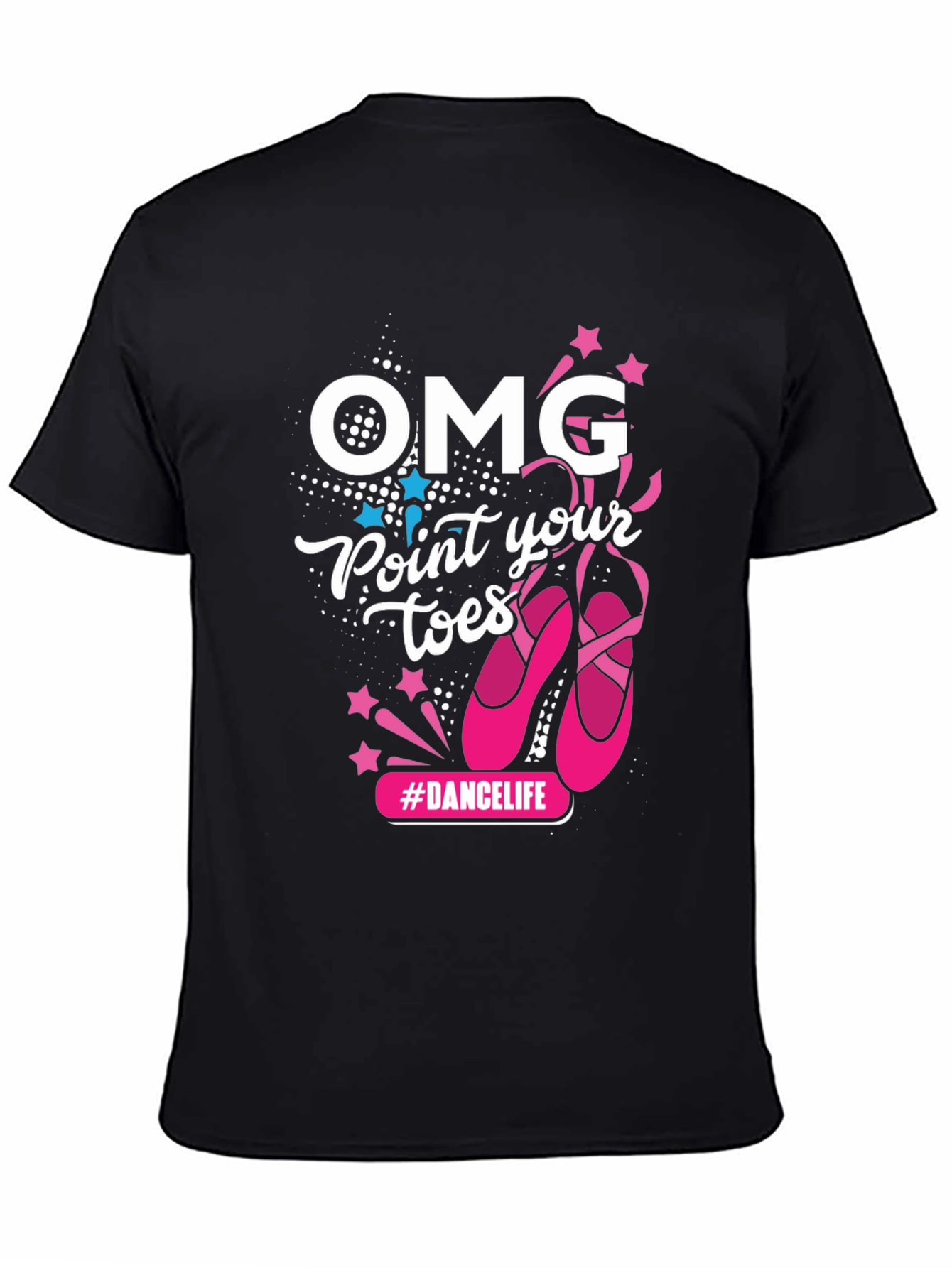 Black Dance Life Tee - Point Your Toes! view 4