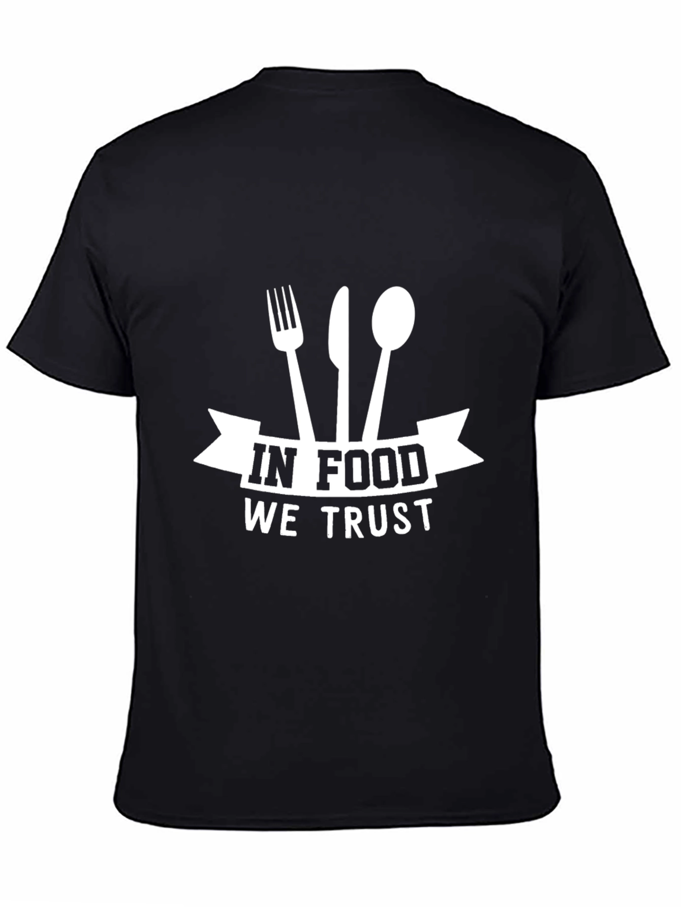 Black In Food We Trust Graphic T-Shirt view 4
