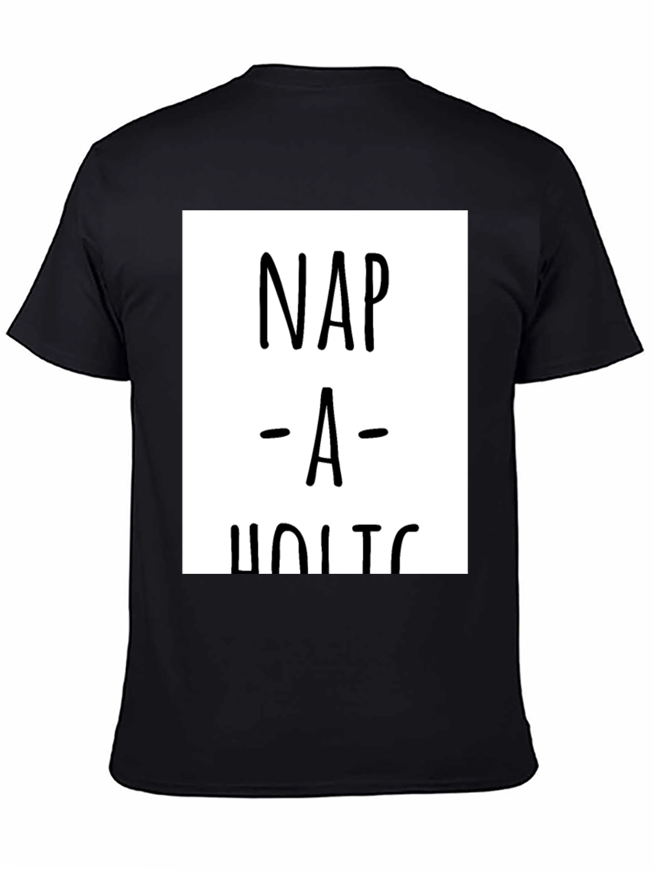 Black Nap-a-holic Graphic Tee - Comfort & Style view 4