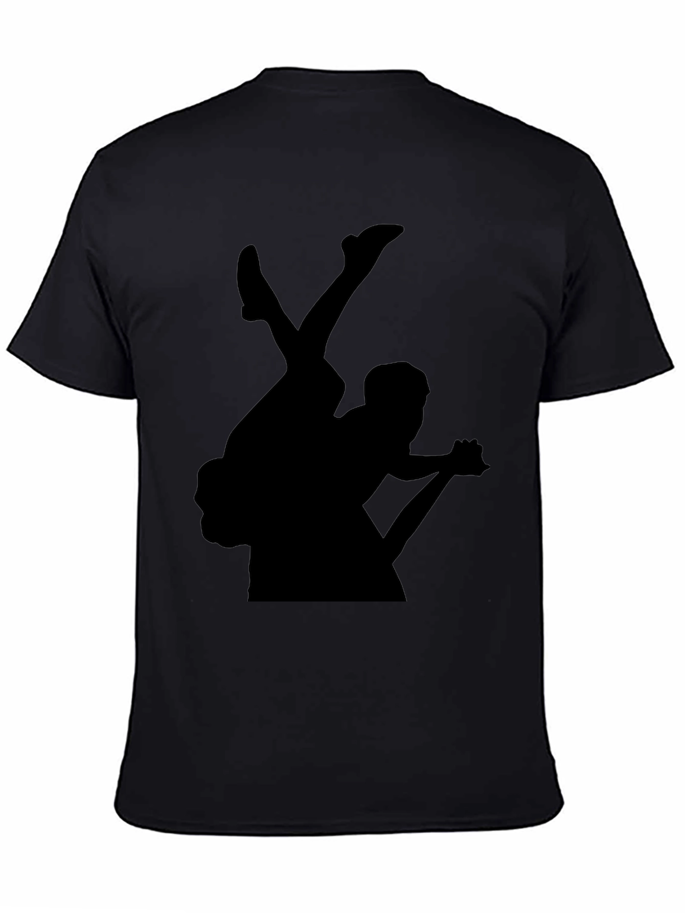 Black Silhouette Graphic Tee - Dark Style view 4