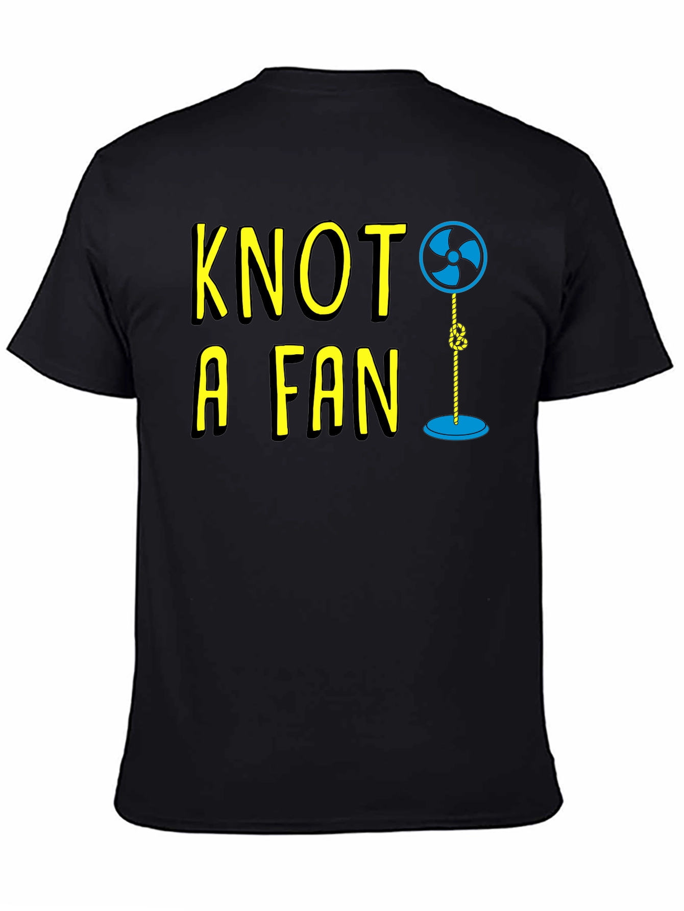 Black Knot A Fan Funny Graphic T-Shirt view 4