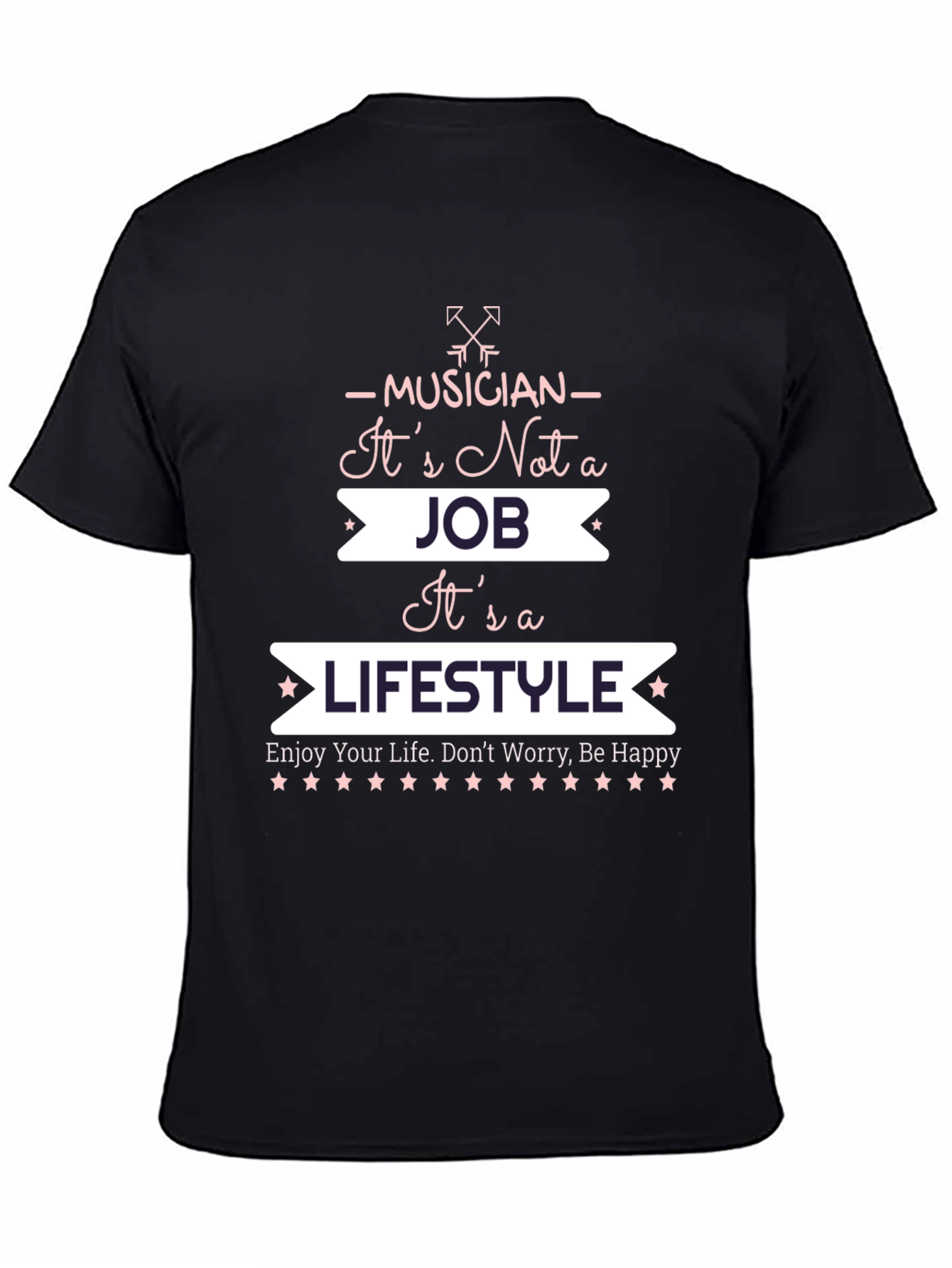 Black Musician Lifestyle Graphic Tee view 4