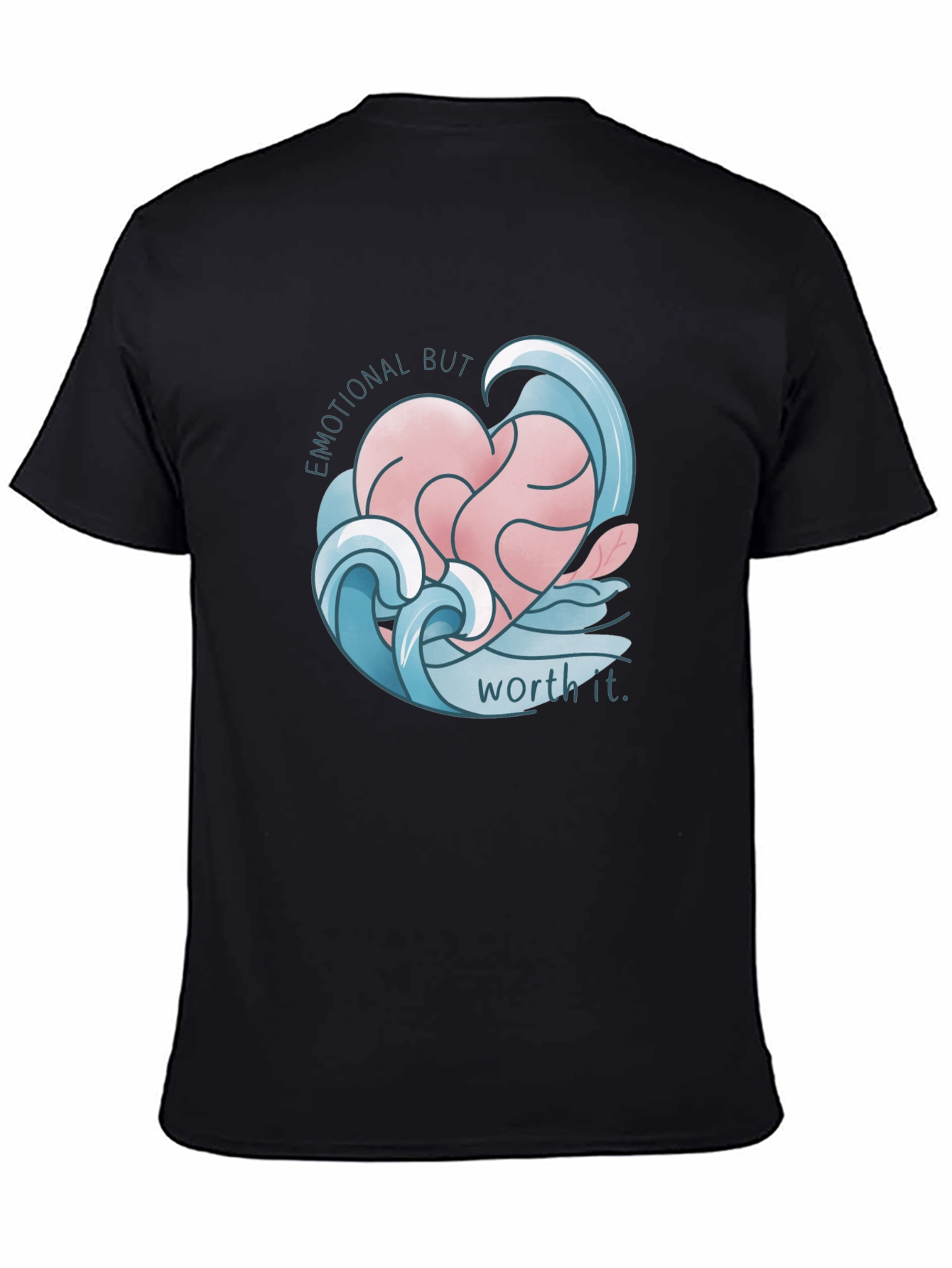 Black Emotional But Worth It Graphic Tee view 4