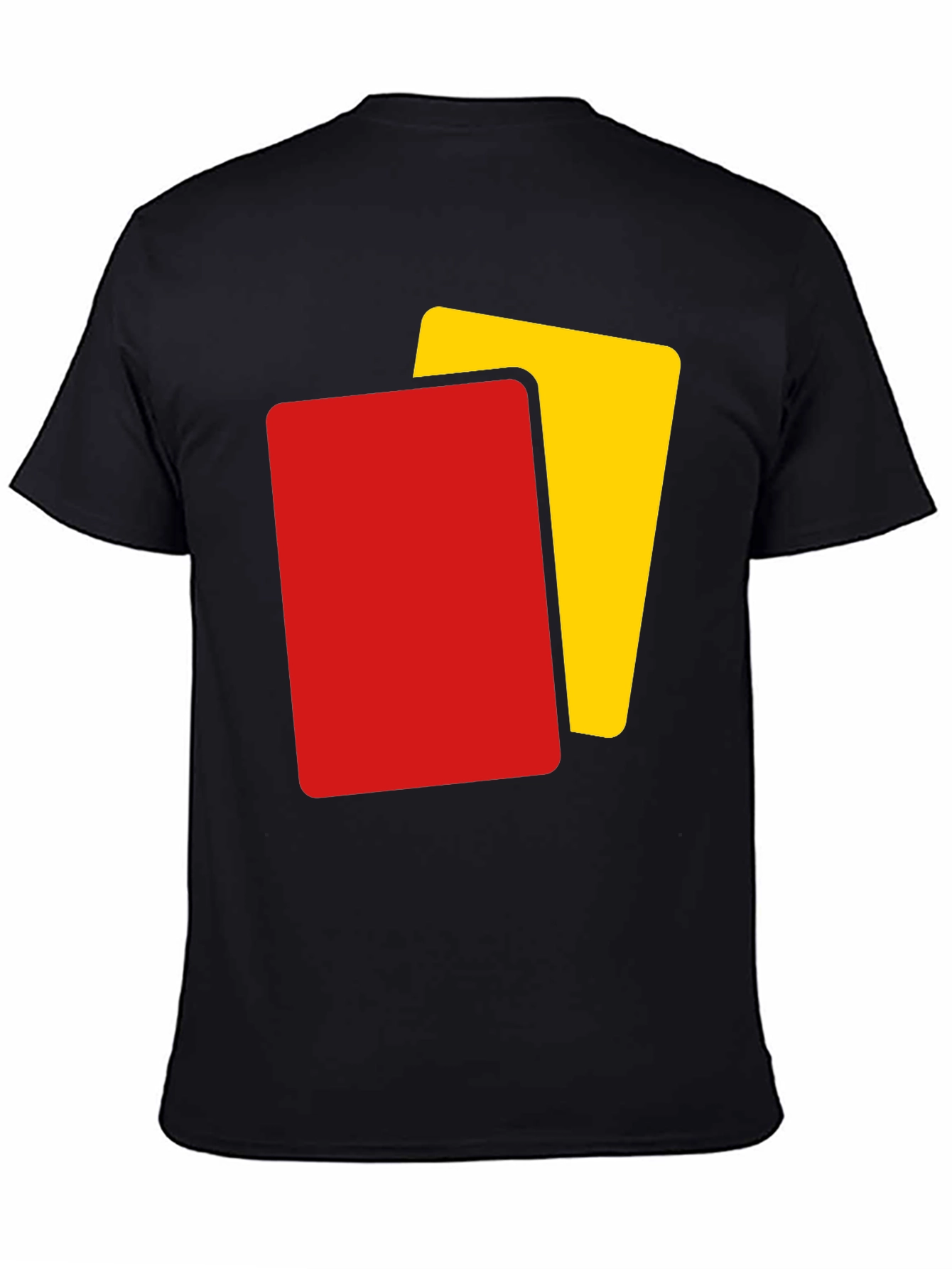 Black Referee Card T-Shirt - Black view 4