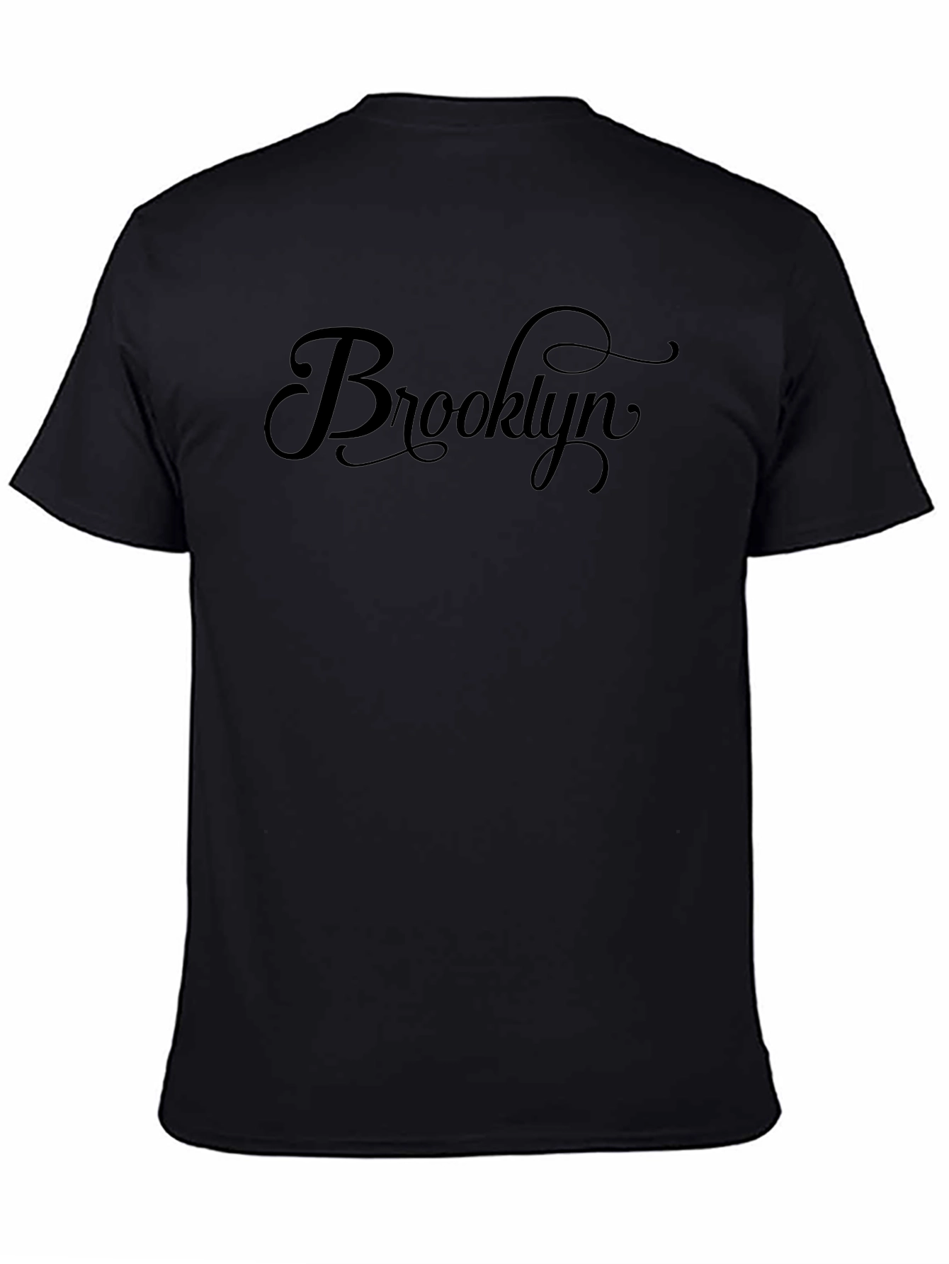 Brooklyn Script Black T-Shirt - 4