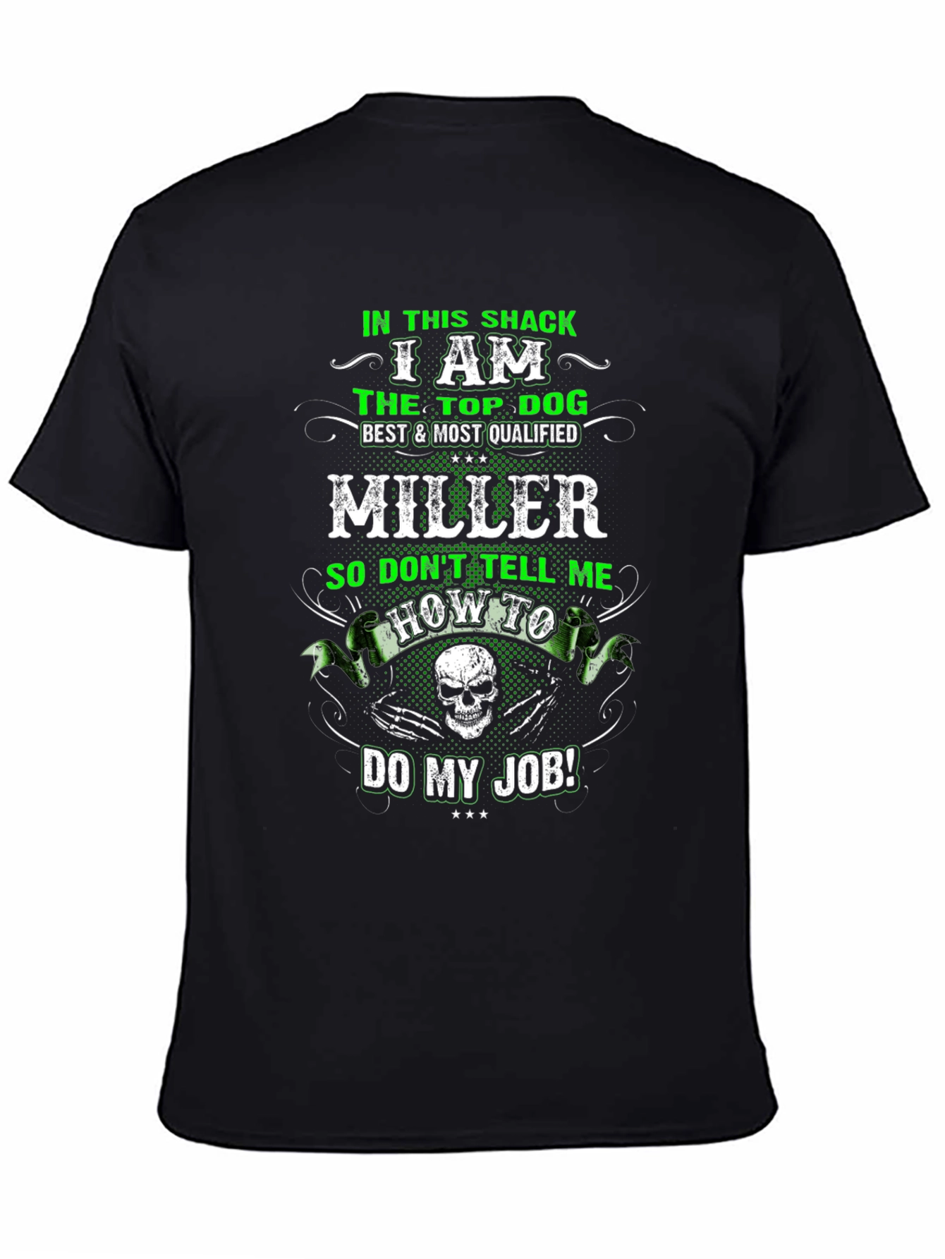 Black Miller: Top Dog T-Shirt view 4