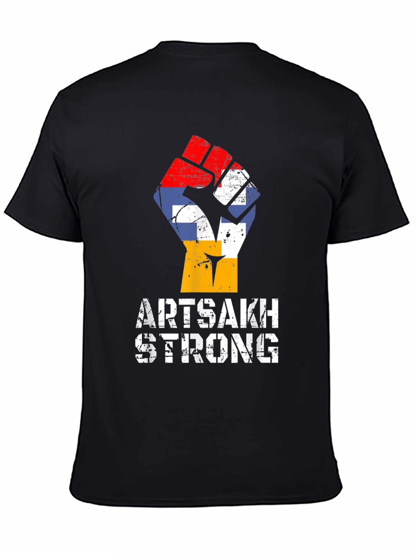 Artsakh Strong T-Shirt Fist Flag - 4