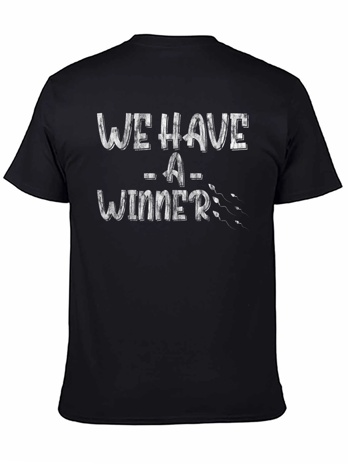 Black We Have a Winner Graphic Tee view 4