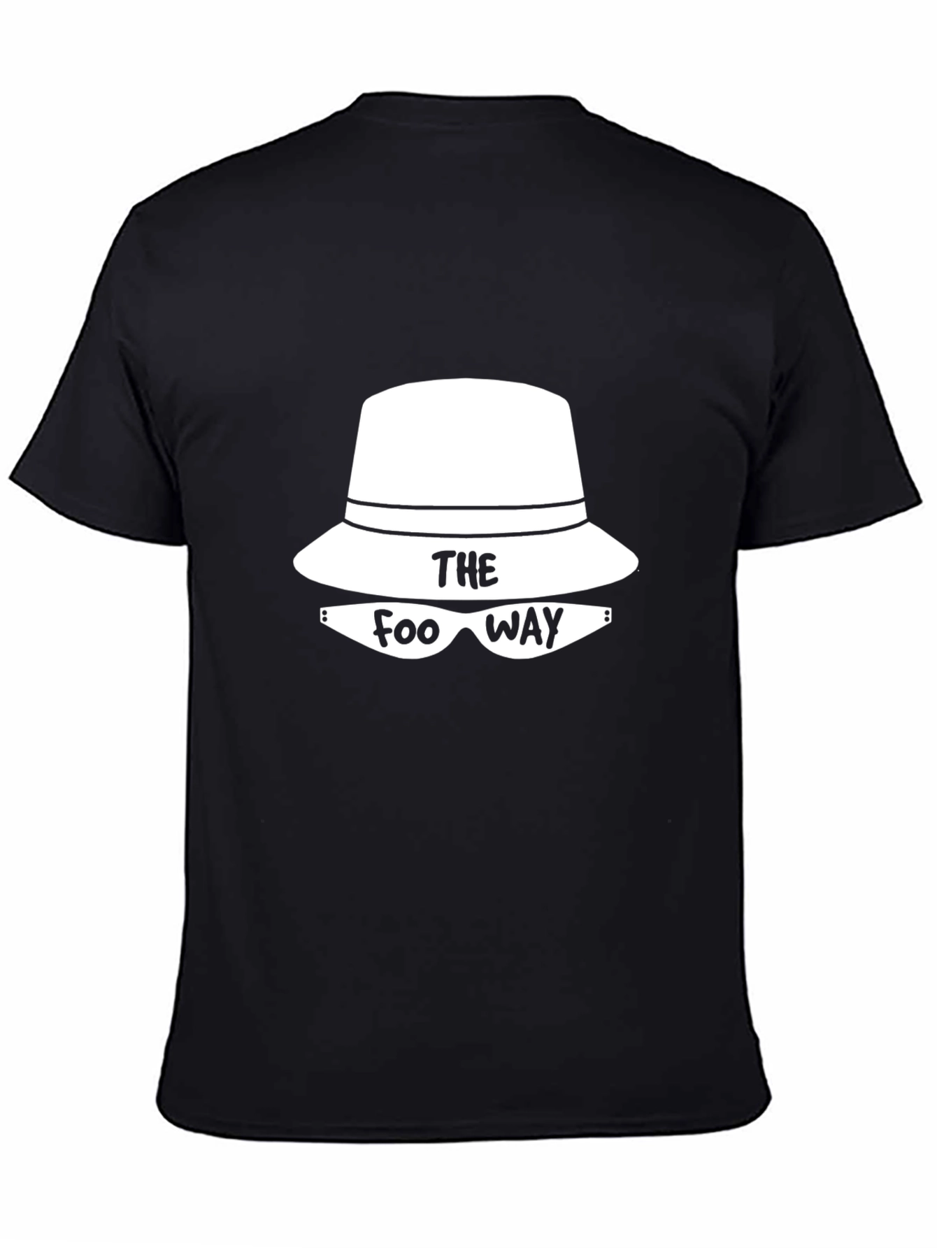 Black The Foo Way T-Shirt - Black Graphic Tee view 4