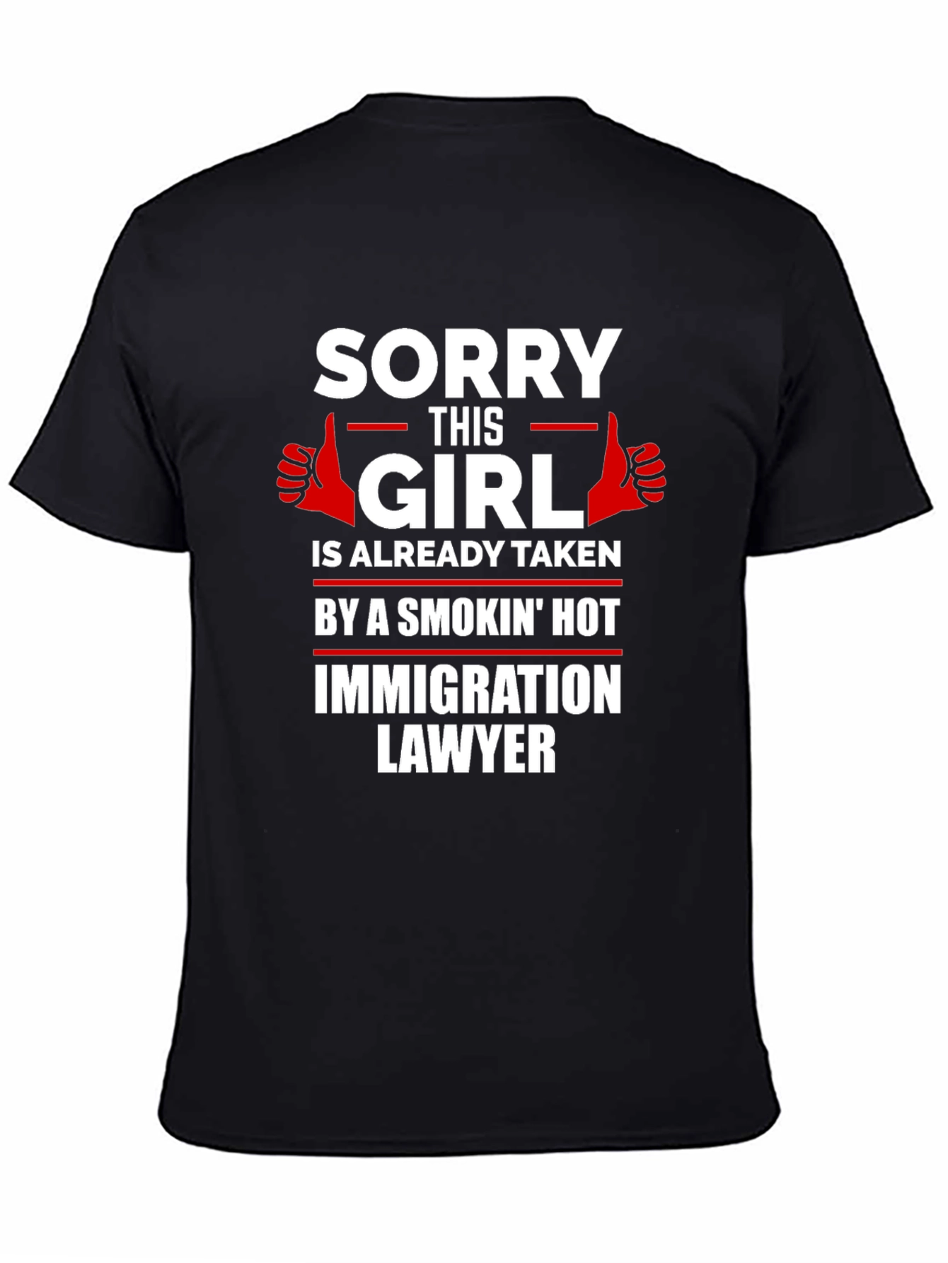 Black Funny Immigration Lawyer Taken T-Shirt view 4